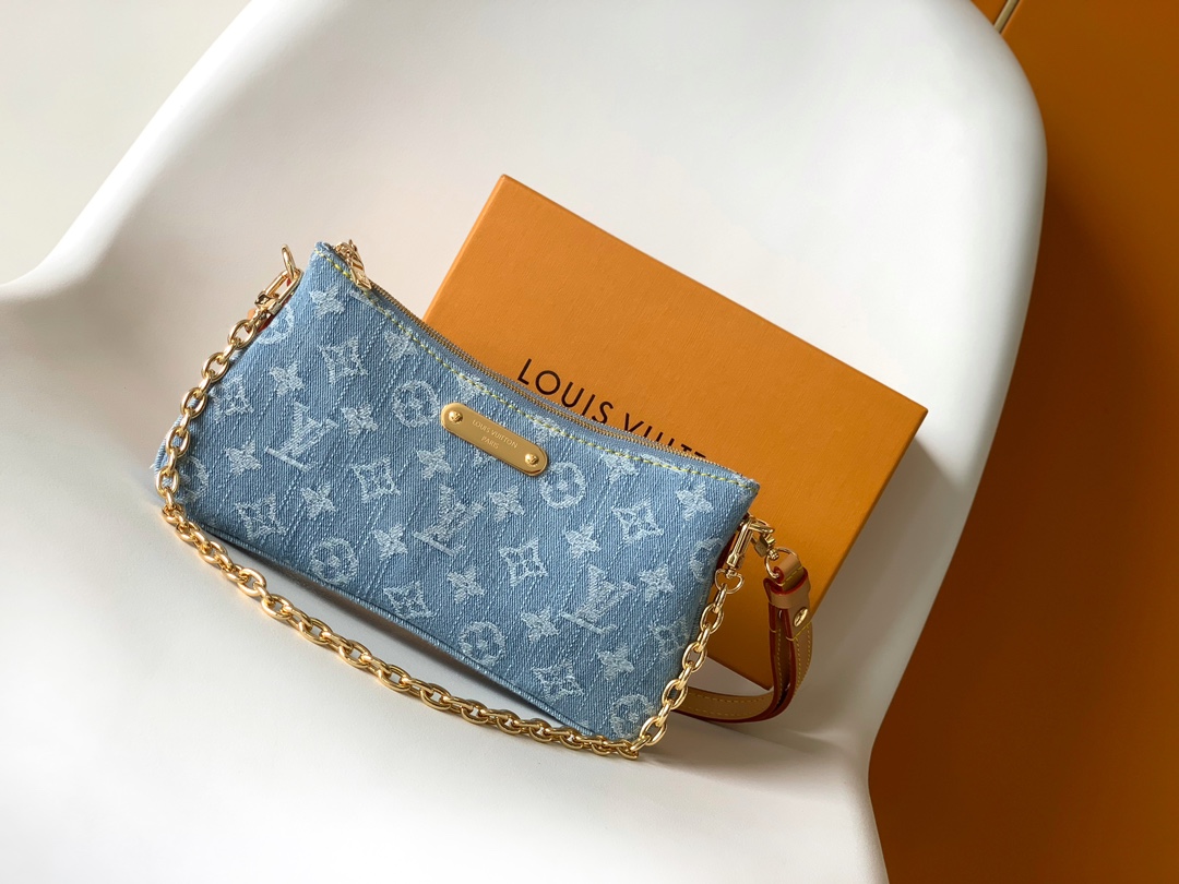 M83532 Liv Pochette by Louis Vuitton LV - Monogram Denim