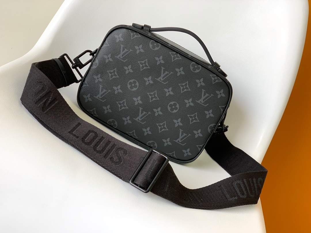 Louis Vuitton  LV S Lock Messenger Bag - M45806 Monogram Macassar