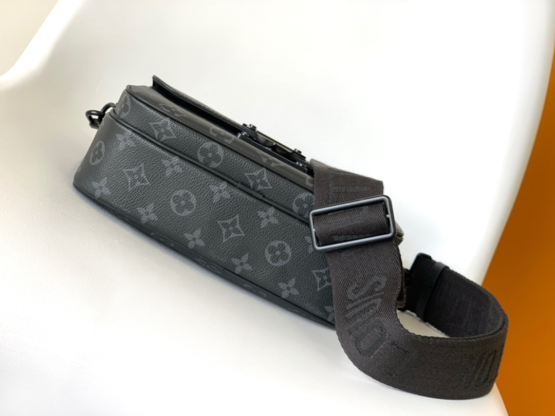 Louis Vuitton  LV S Lock Messenger Bag - M45806 Monogram Macassar