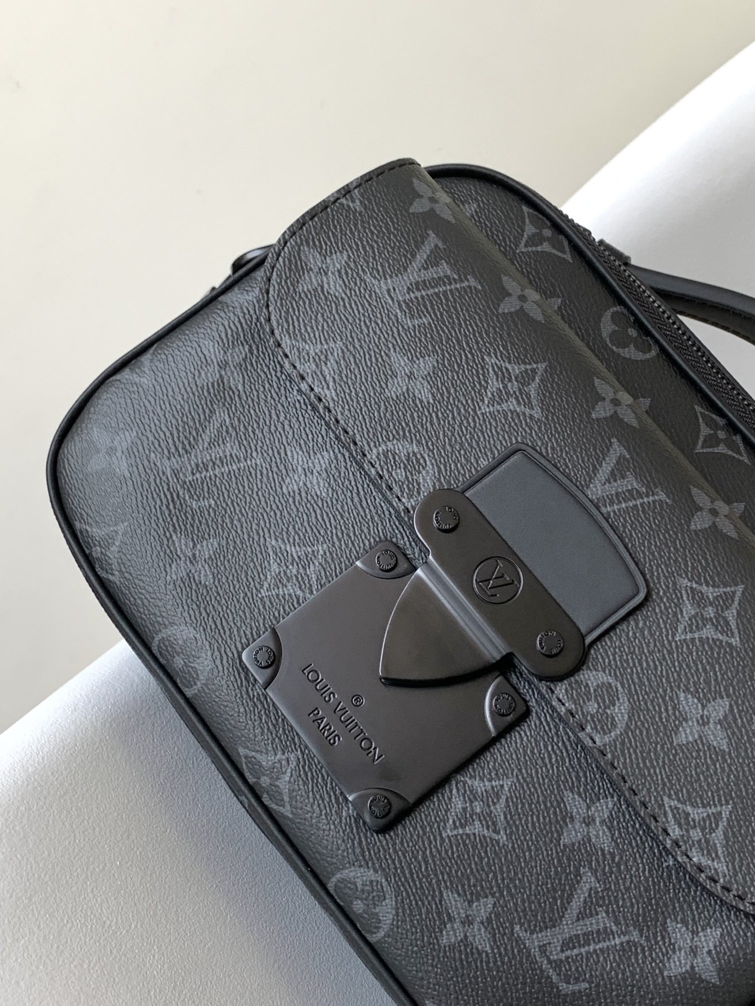 Louis Vuitton  LV S Lock Messenger Bag - M45806 Monogram Macassar