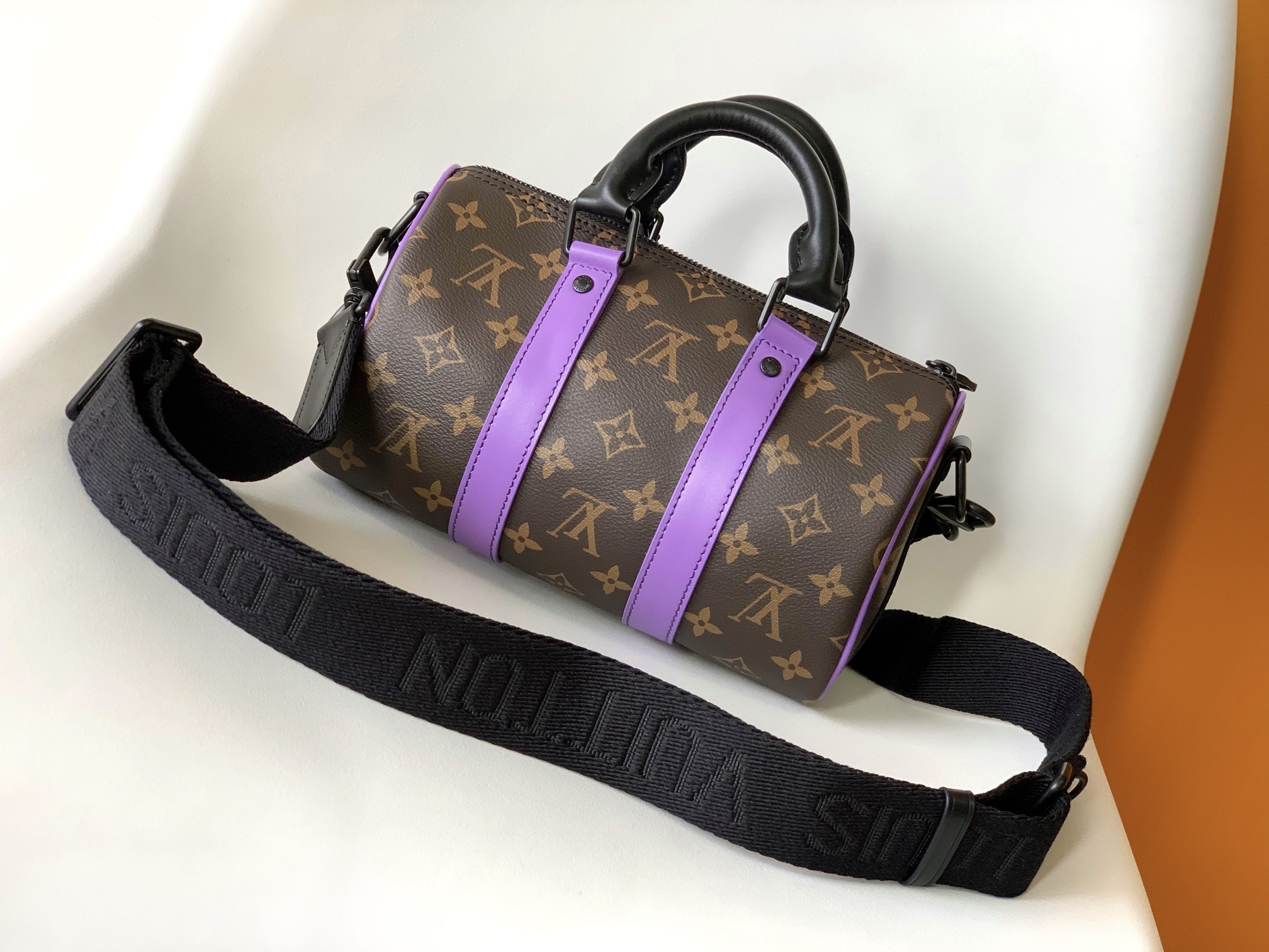 Louis Vuitton  LV Mini Keepall - M46249 Purple Monogram Macassar