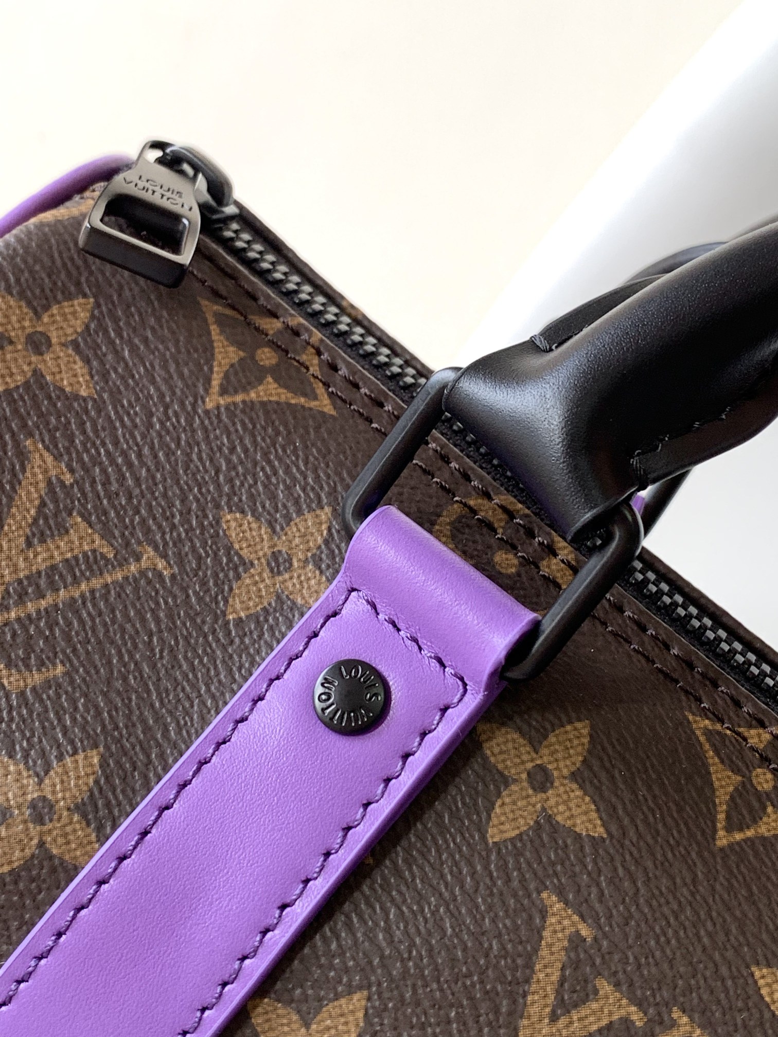 Louis Vuitton  LV Mini Keepall - M46249 Purple Monogram Macassar