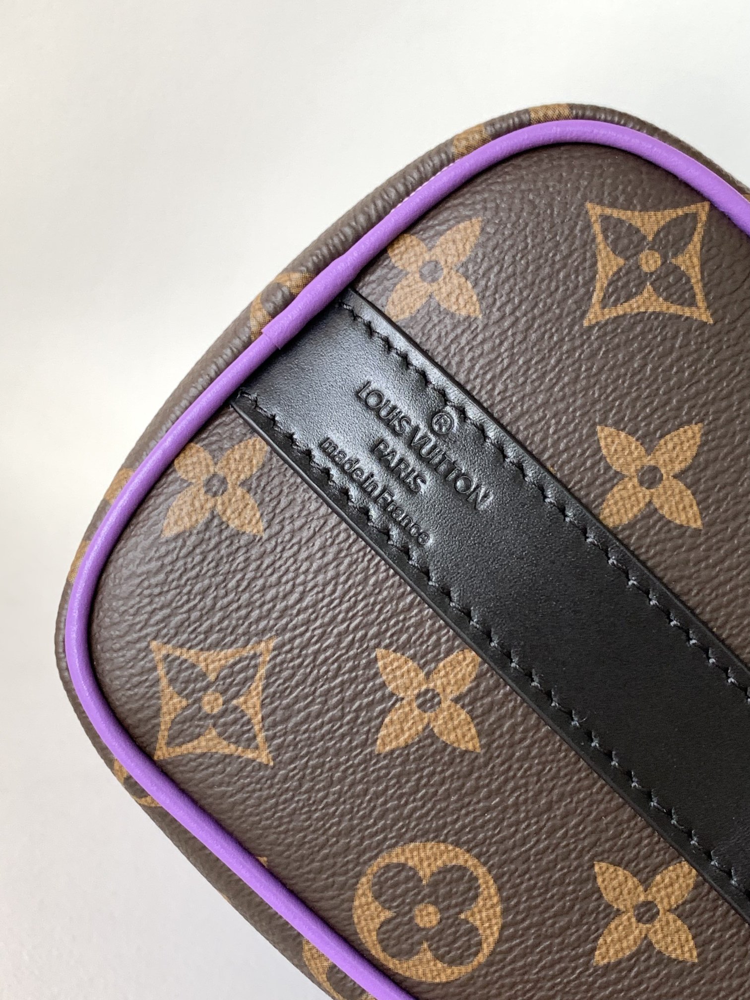 Louis Vuitton  LV Mini Keepall - M46249 Purple Monogram Macassar