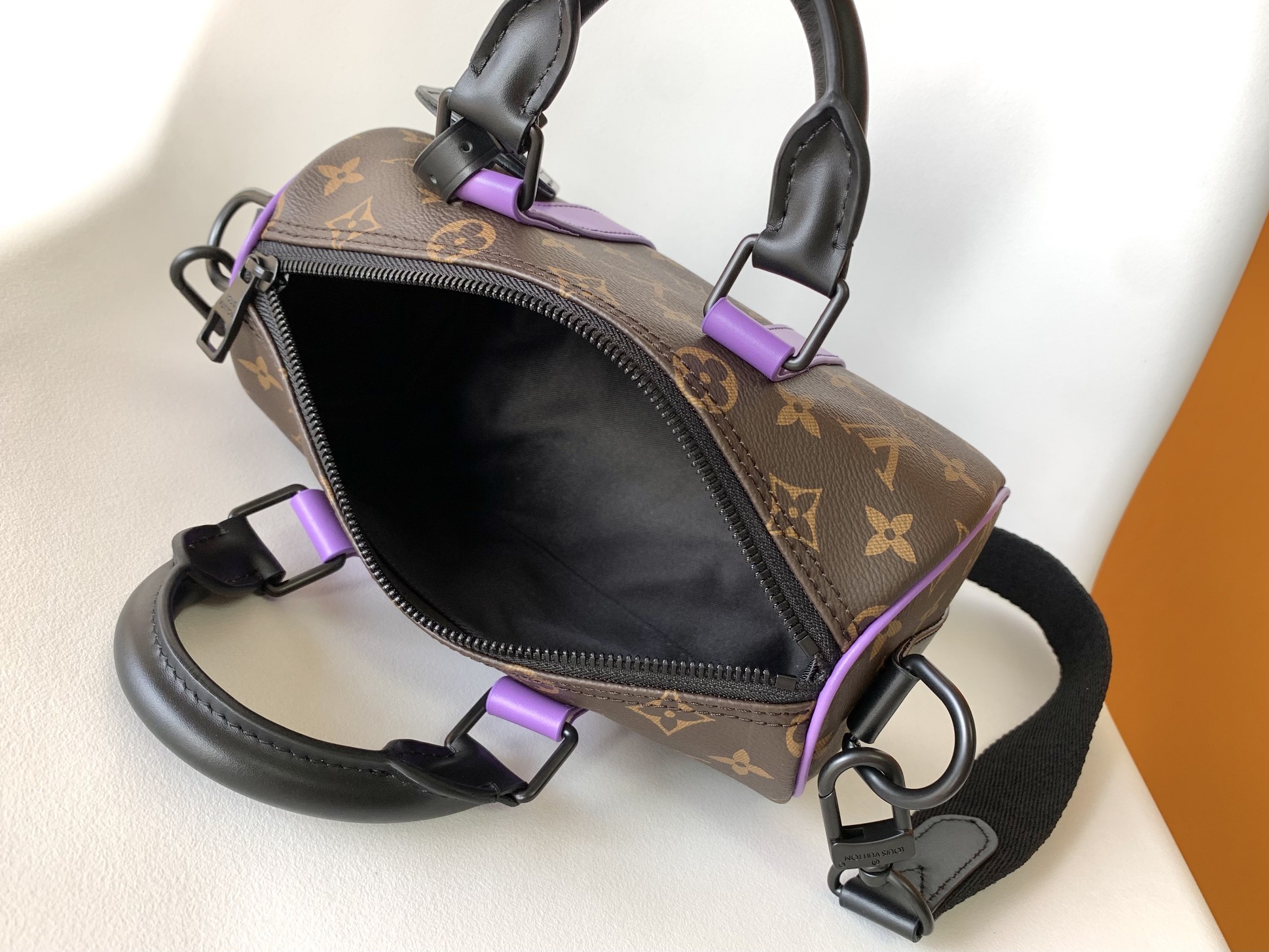 Louis Vuitton  LV Mini Keepall - M46249 Purple Monogram Macassar