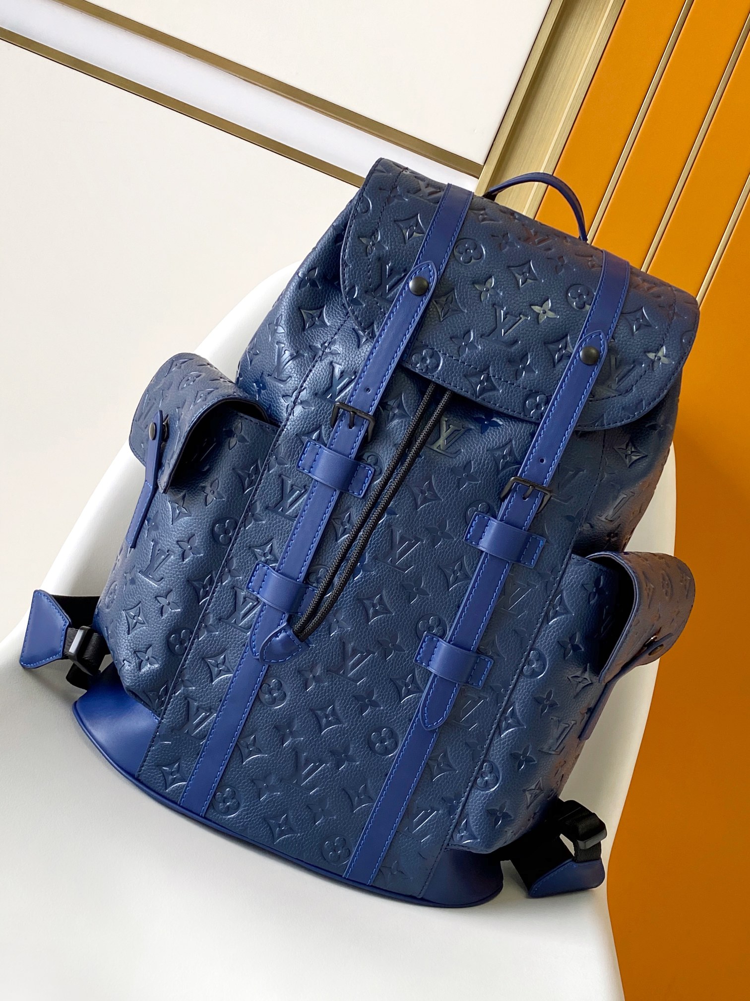 Louis Vuitton LV Christopher Backpack - M11688 Black Checkered Print