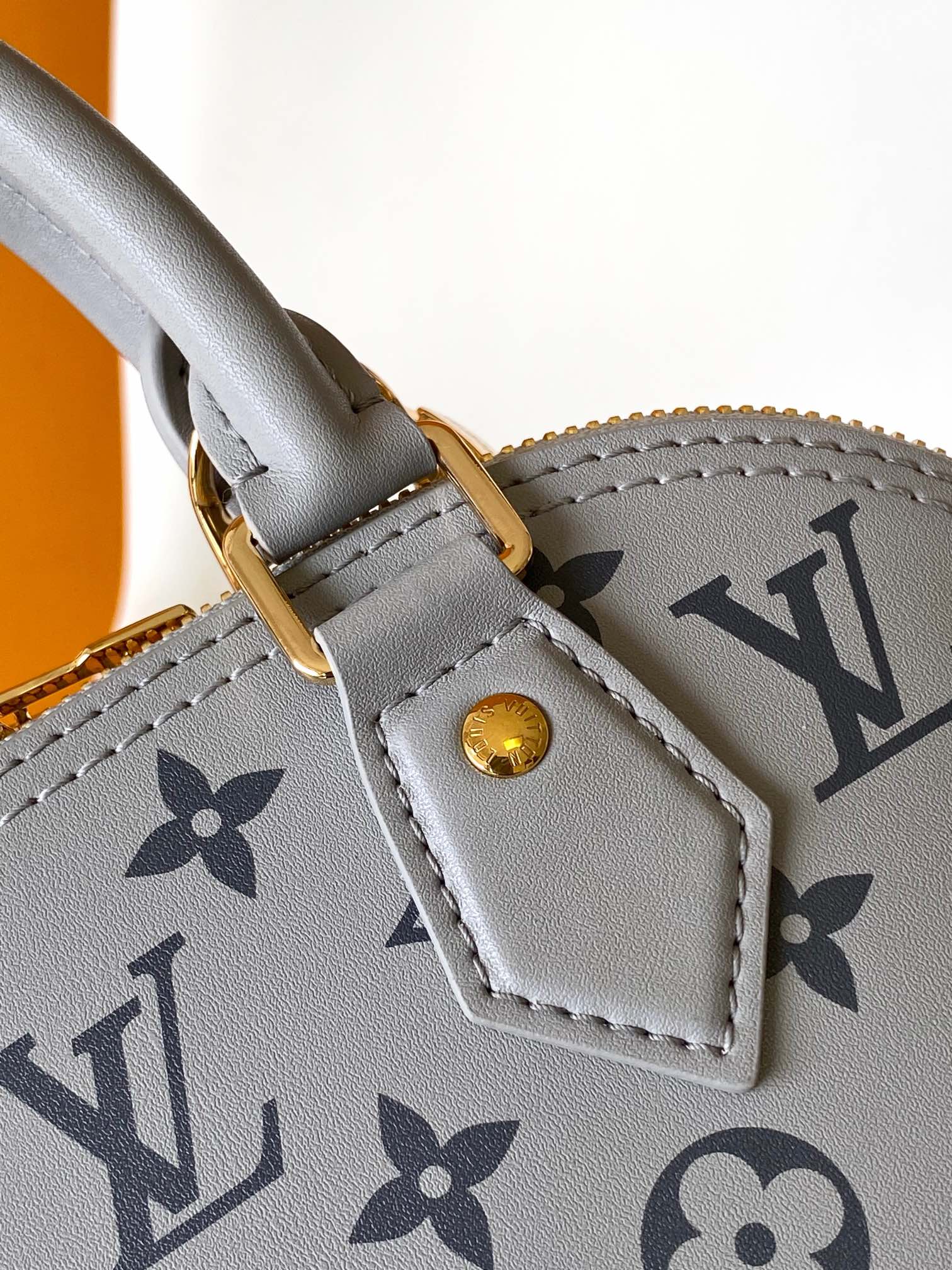 Louis Vuitton  LV Alma BB Handbag - M12561 Monogram Ink Grey