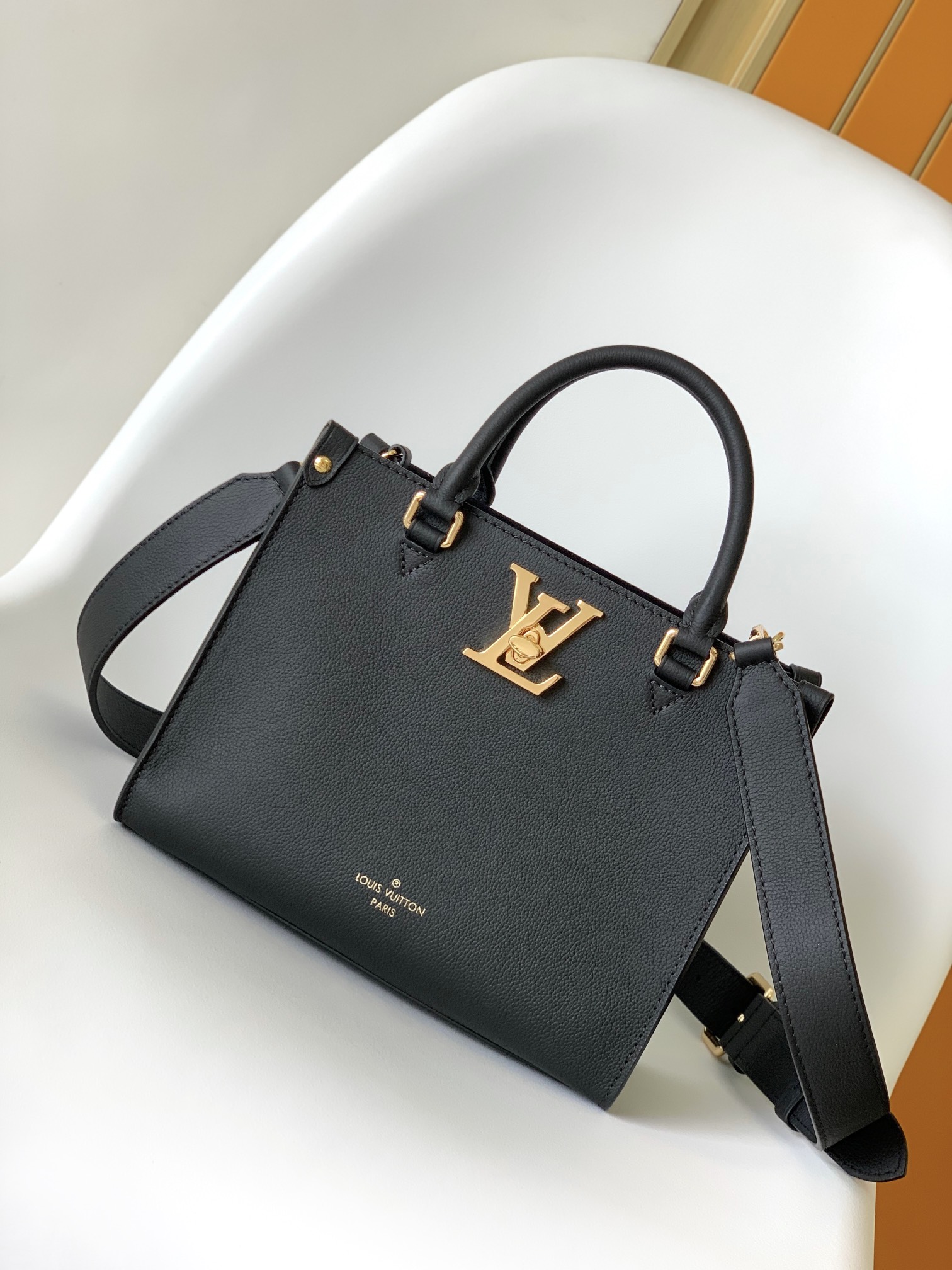 Louis Vuitton LV Lock & Go Handbag - M22311 in Black