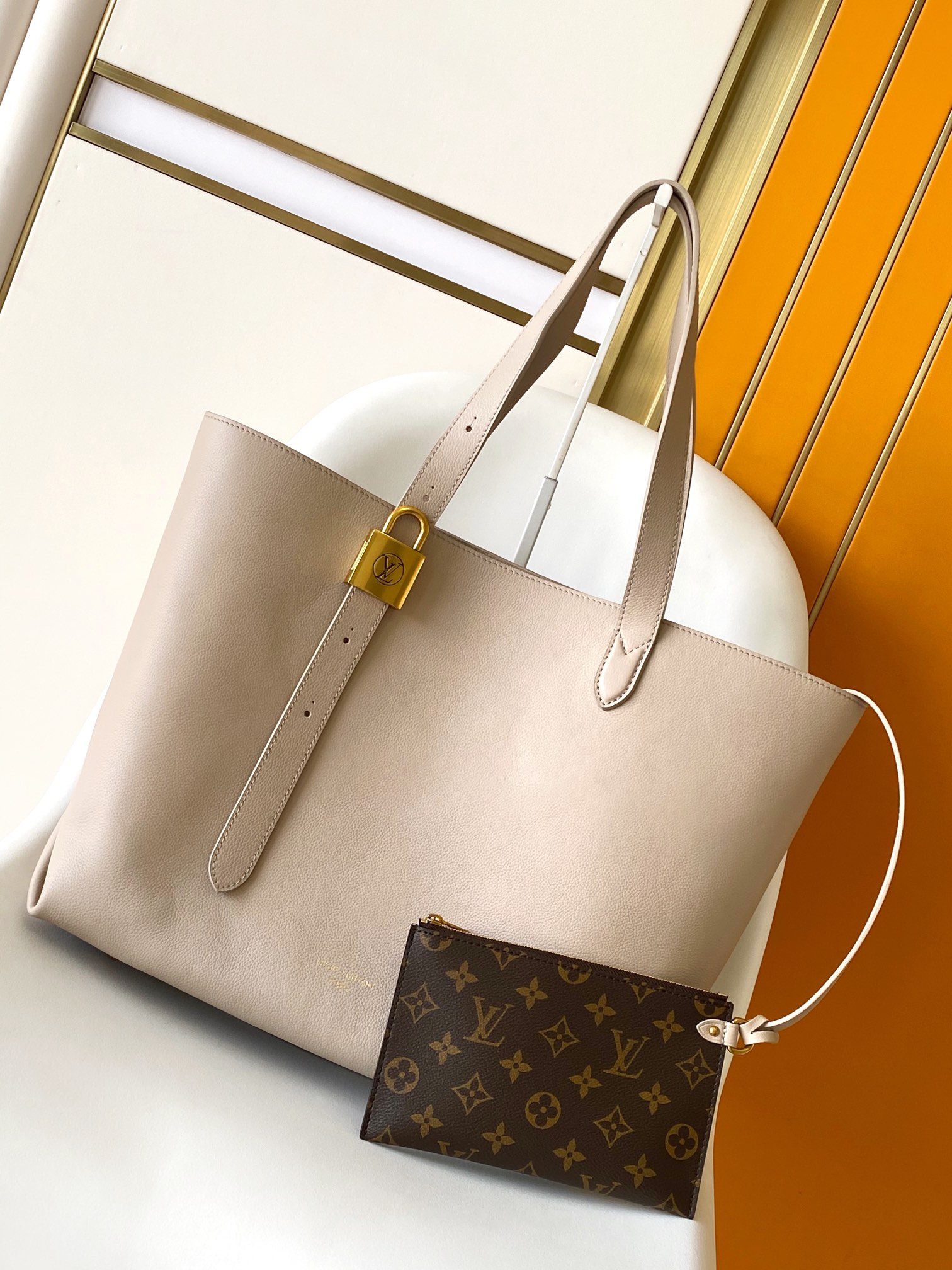 Louis Vuitton LV Low Key Cabas Medium Bag - M25343 Cream