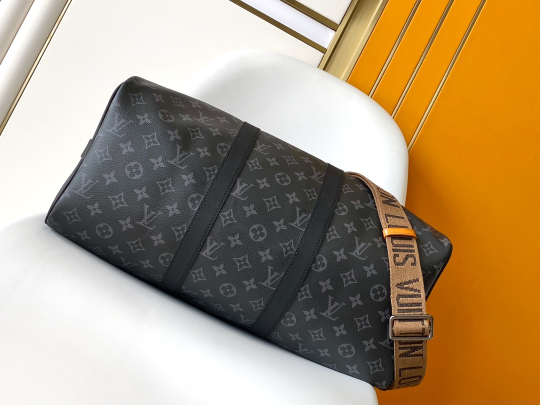 Louis Vuitton LV M45611 Gaston Labels Special Edition Keepall Bandouli??re 45