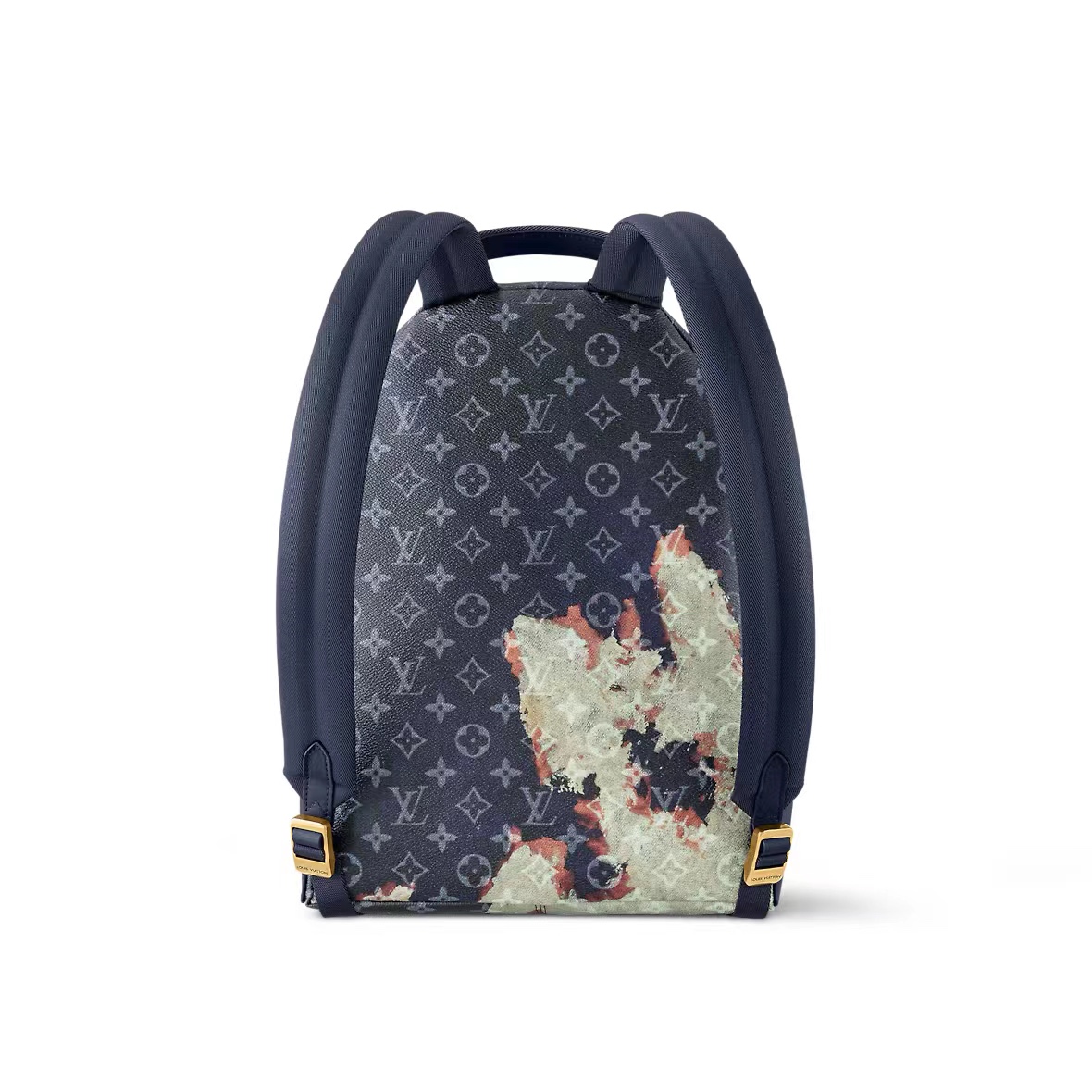 Louis Vuitton LV 46806 Christopher Small Backpack in Blue and Orange