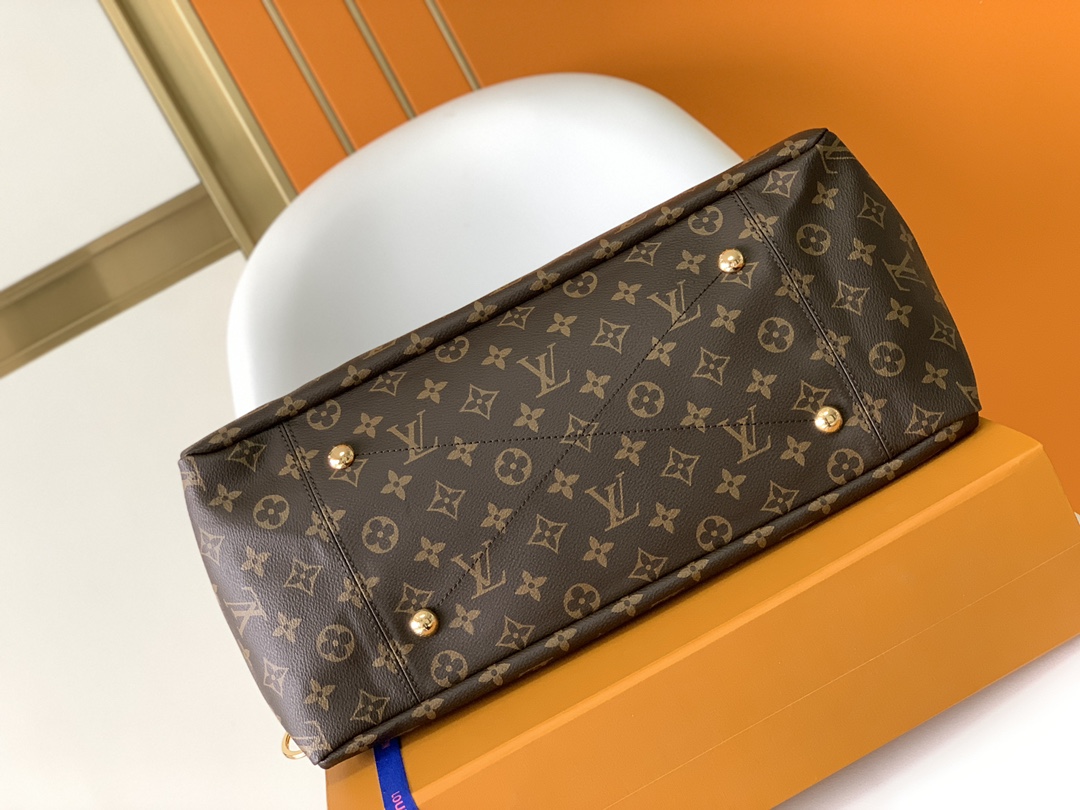 Louis Vuitton LV M44869 Artsy MM Handbag in Damier Azur Canvas