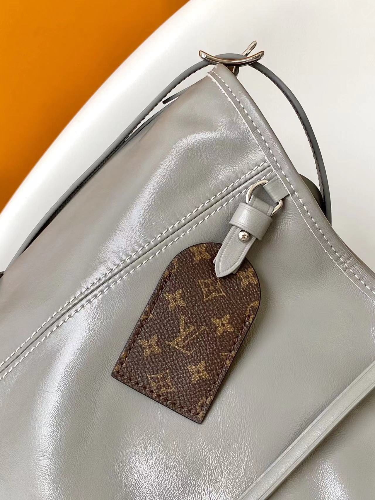 Louis Vuitton LV M12583 CarryAll Dark Medium Handbag in Shark Grey