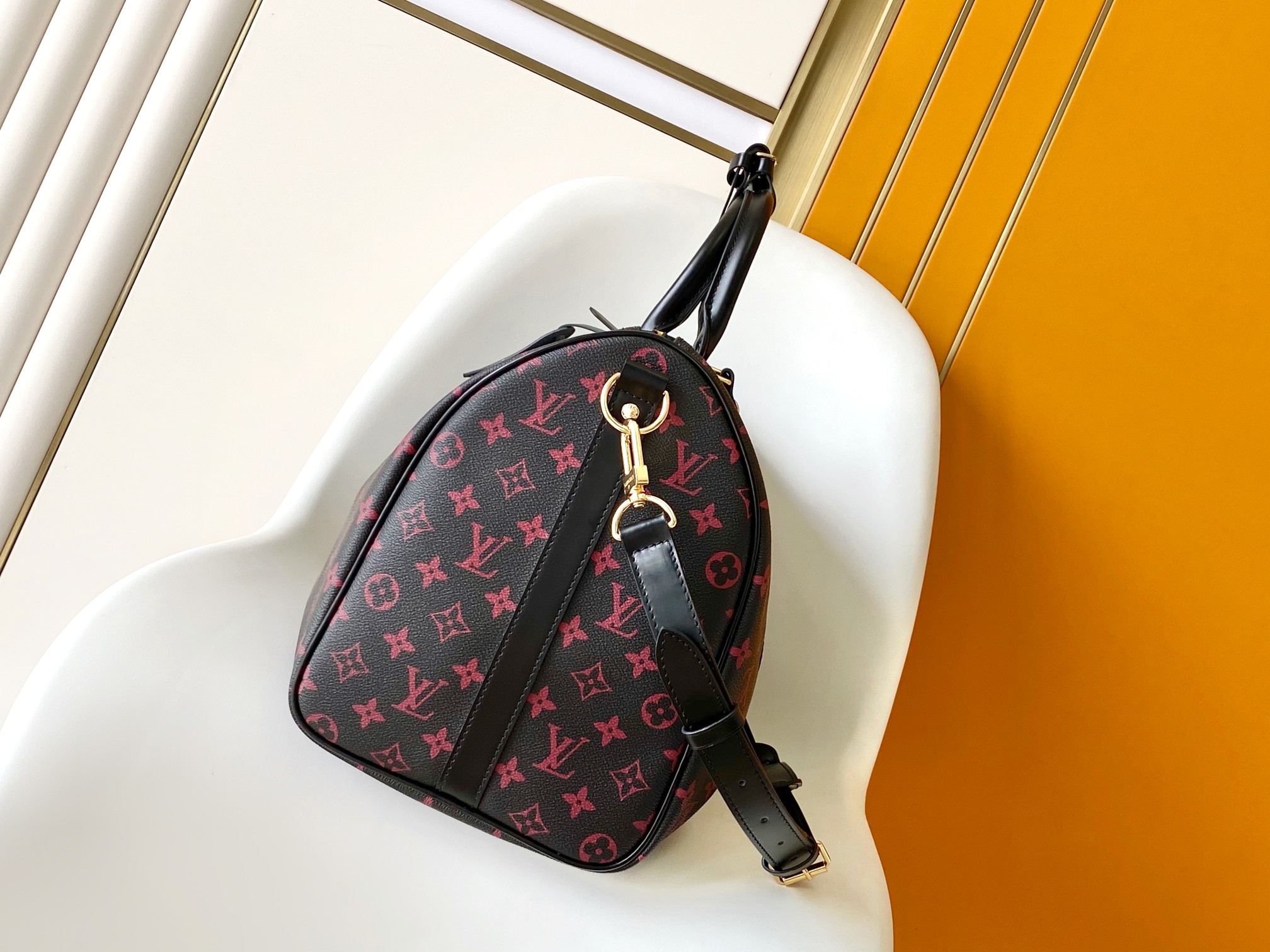 Louis Vuitton LV M12441 Keepall 45 Handbag in Monogram Tomette