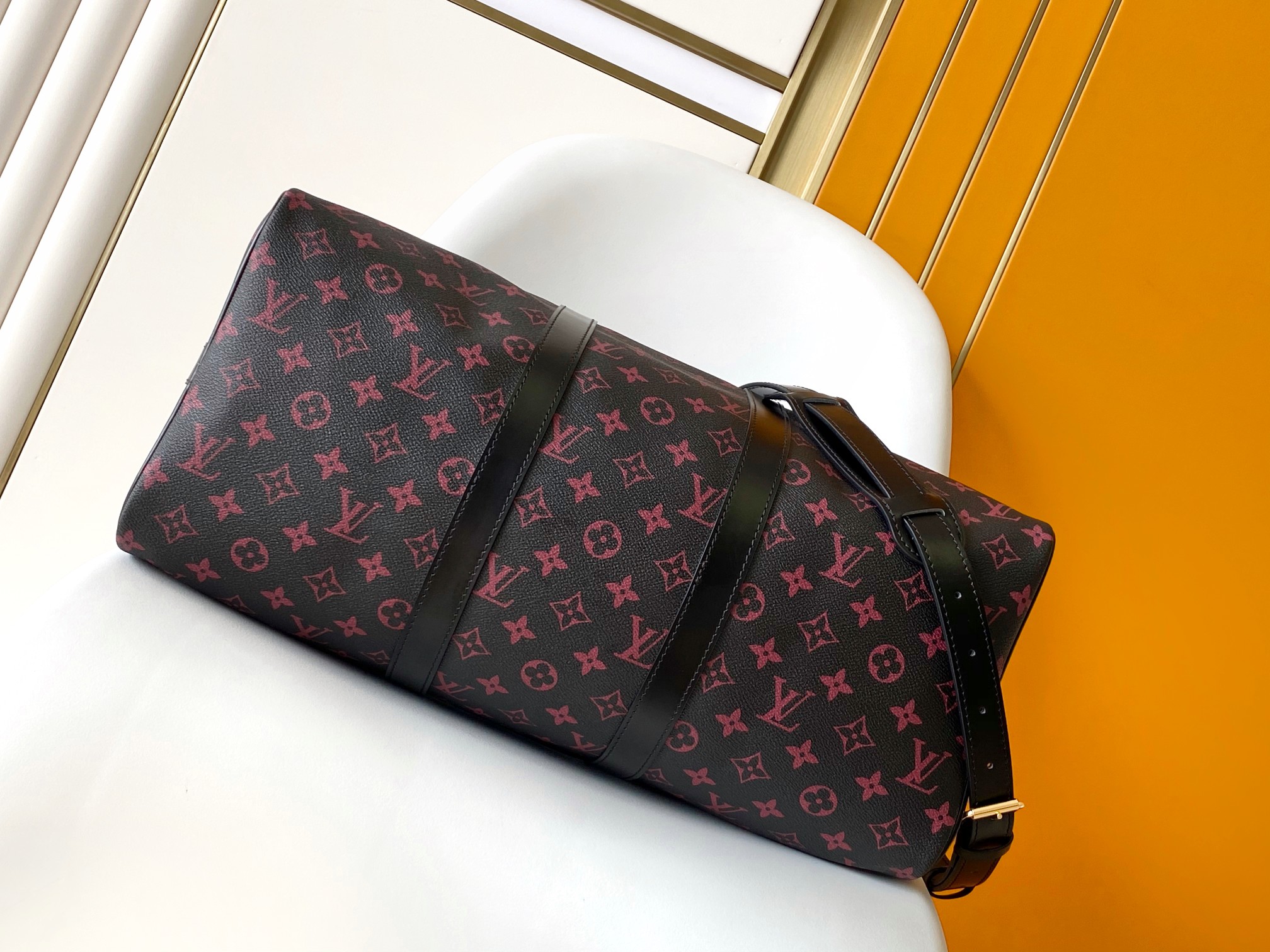 Louis Vuitton LV M12441 Keepall 45 Handbag in Monogram Tomette