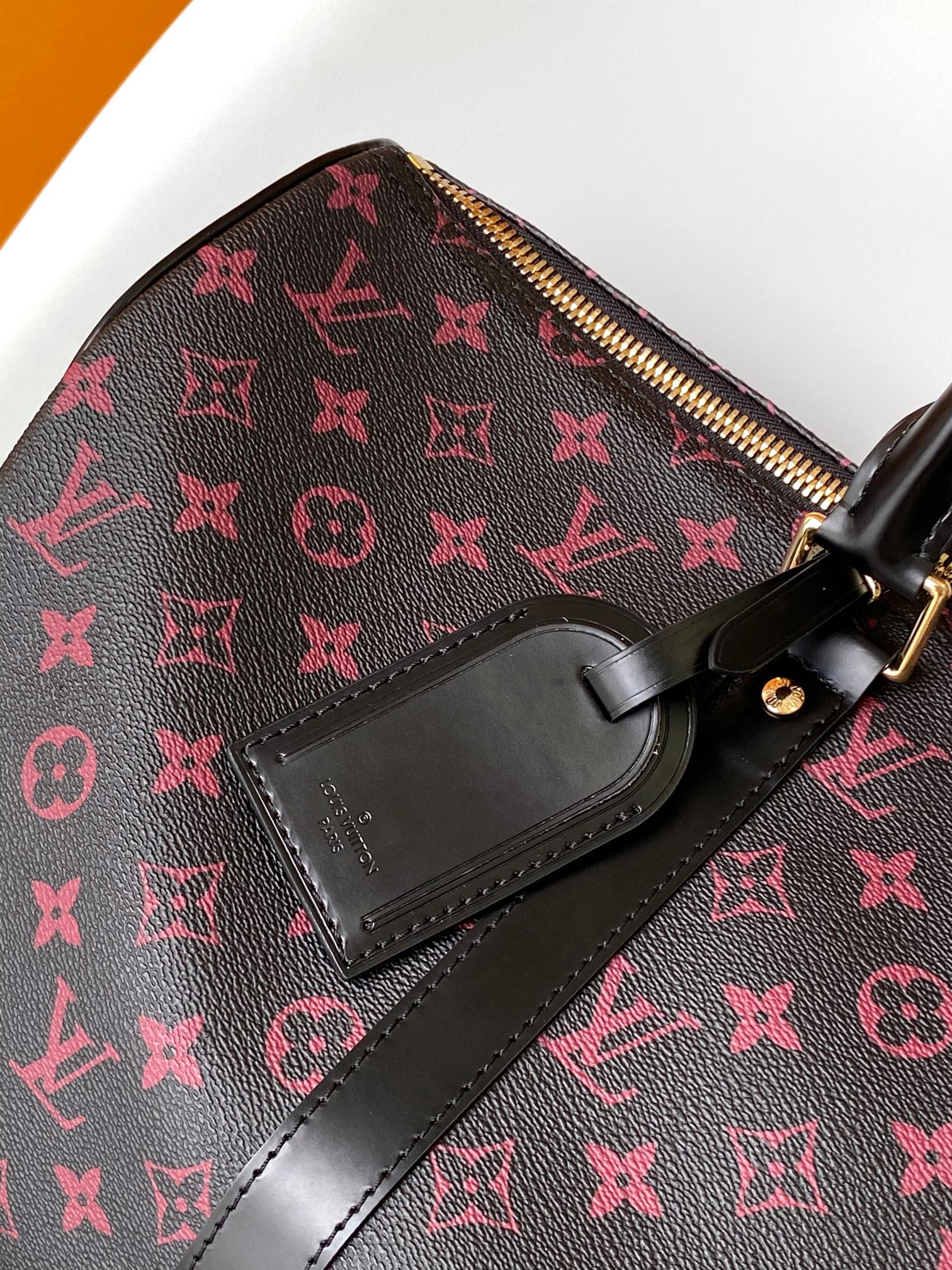 Louis Vuitton LV M12441 Keepall 45 Handbag in Monogram Tomette