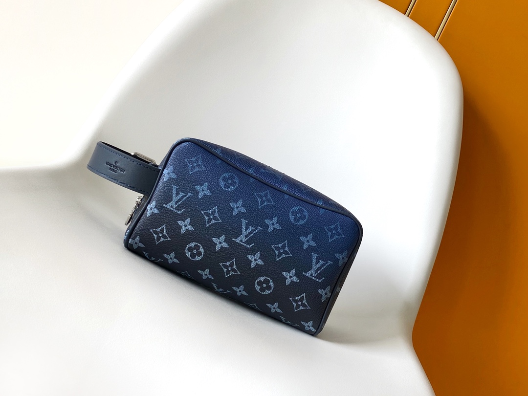 Louis Vuitton LV M11559 Gradient Blue Locker Dopp Kit