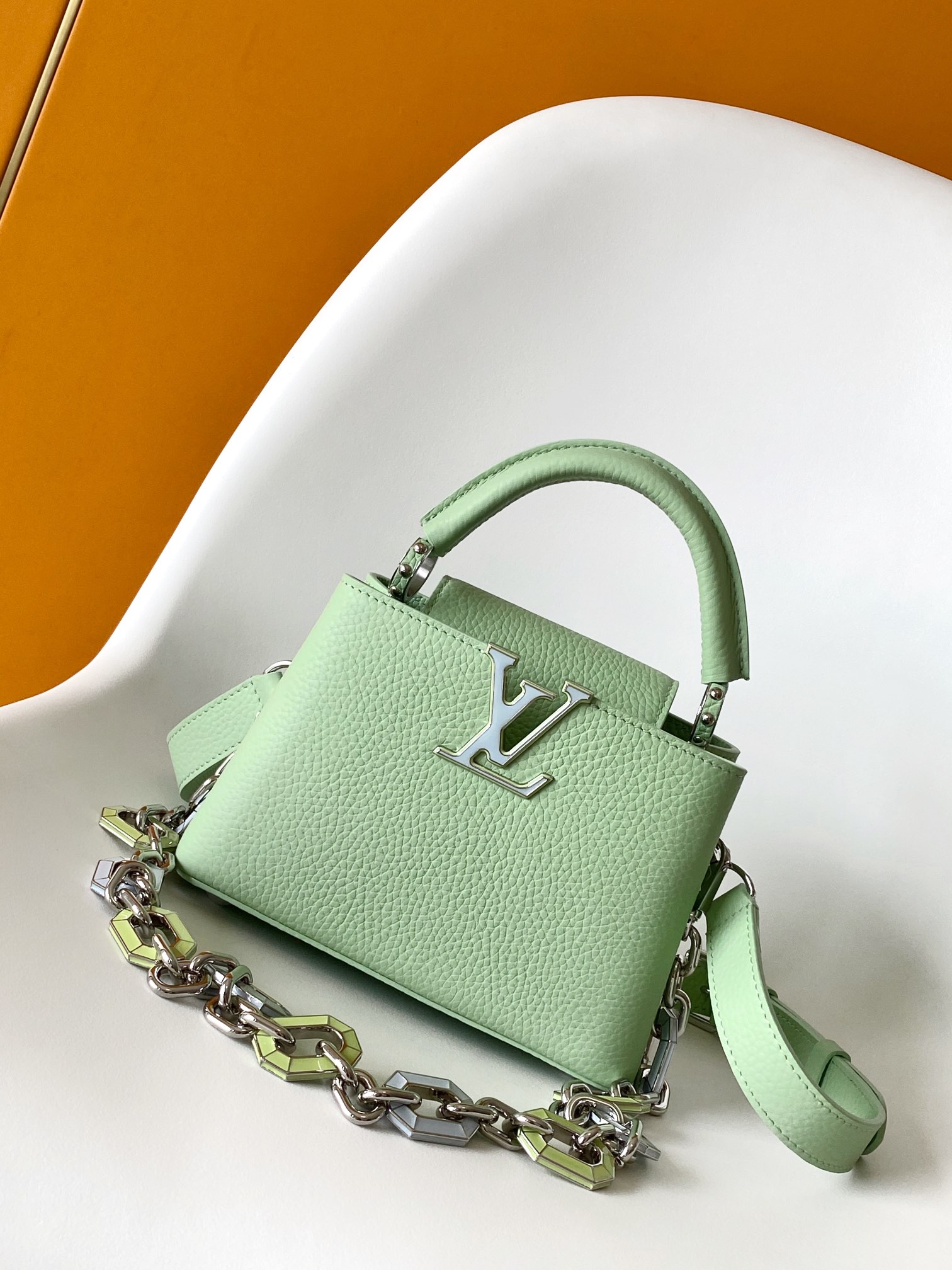 Louis Vuitton LV Capucines BB Bag M24683 in Green