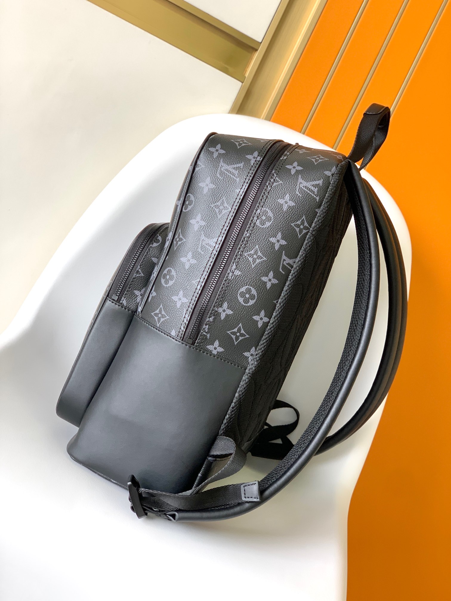  Louis Vuitton LV M45335 Dean Backpack in Black Monogram