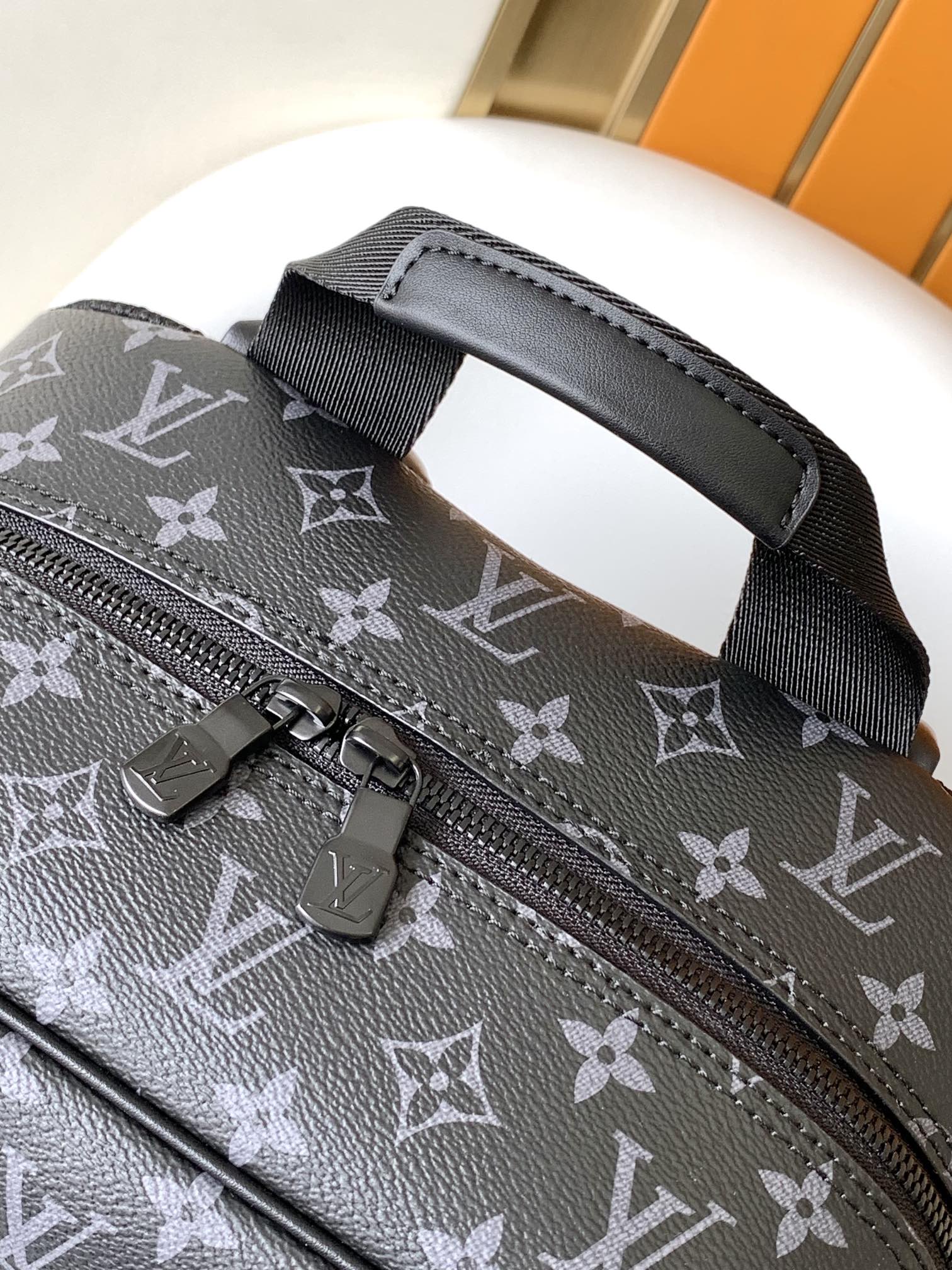  Louis Vuitton LV M45335 Dean Backpack in Black Monogram