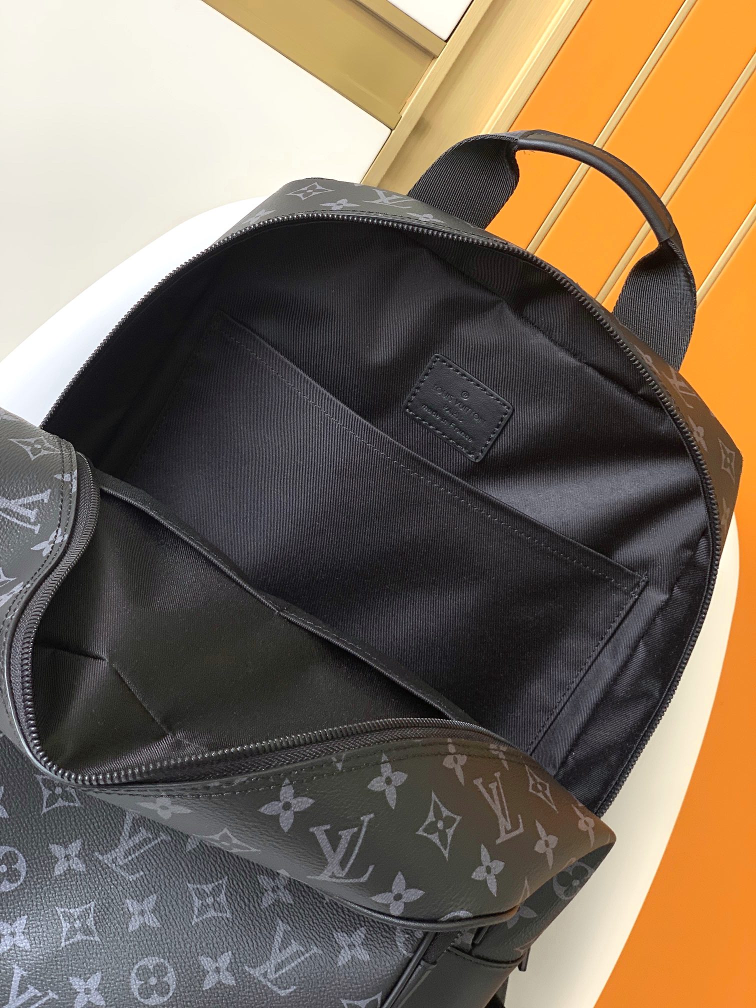  Louis Vuitton LV M45335 Dean Backpack in Black Monogram