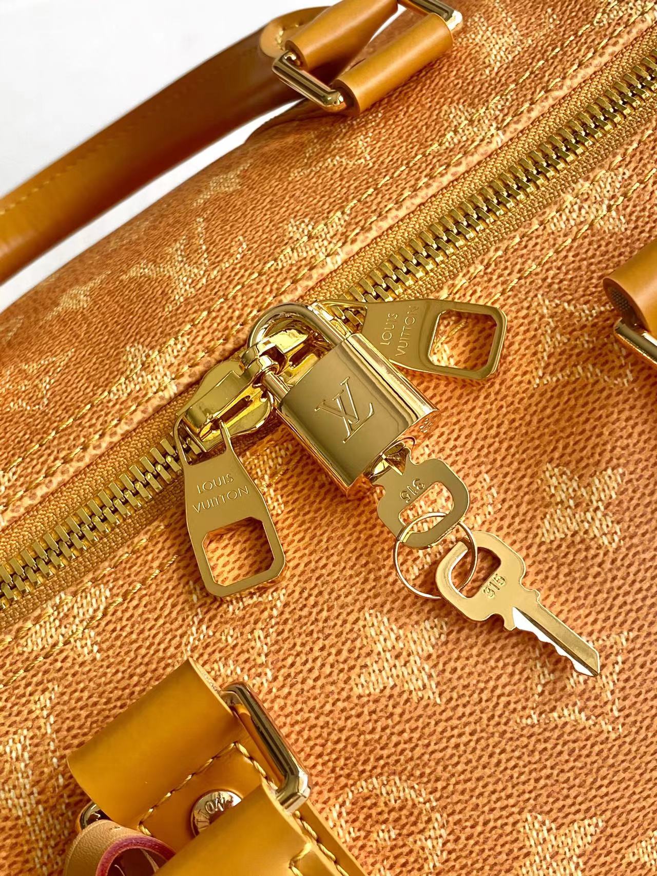 Louis Vuitton LV M13186 Monogram Yellow Flower Series Messenger Bag