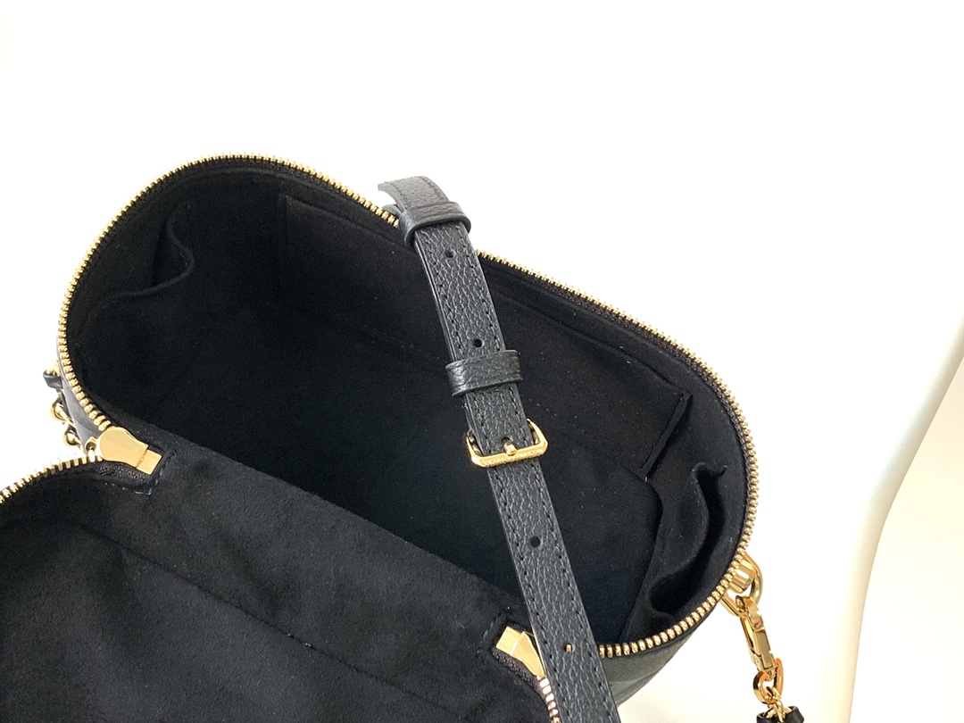 Louis Vuitton LV M45598 Vanity Small Handbag in Black