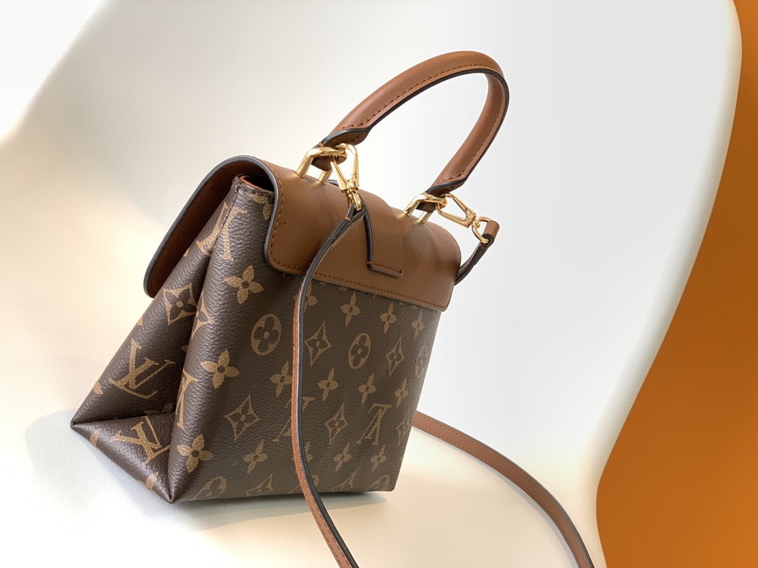 Louis Vuitton LV M44654 Locky BB Handbag in Caramel