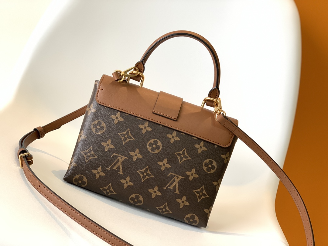 Louis Vuitton LV M44654 Locky BB Handbag in Caramel