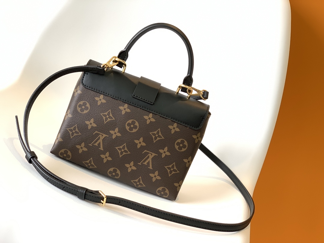 Louis Vuitton LV M44141 Locky BB Handbag in Black