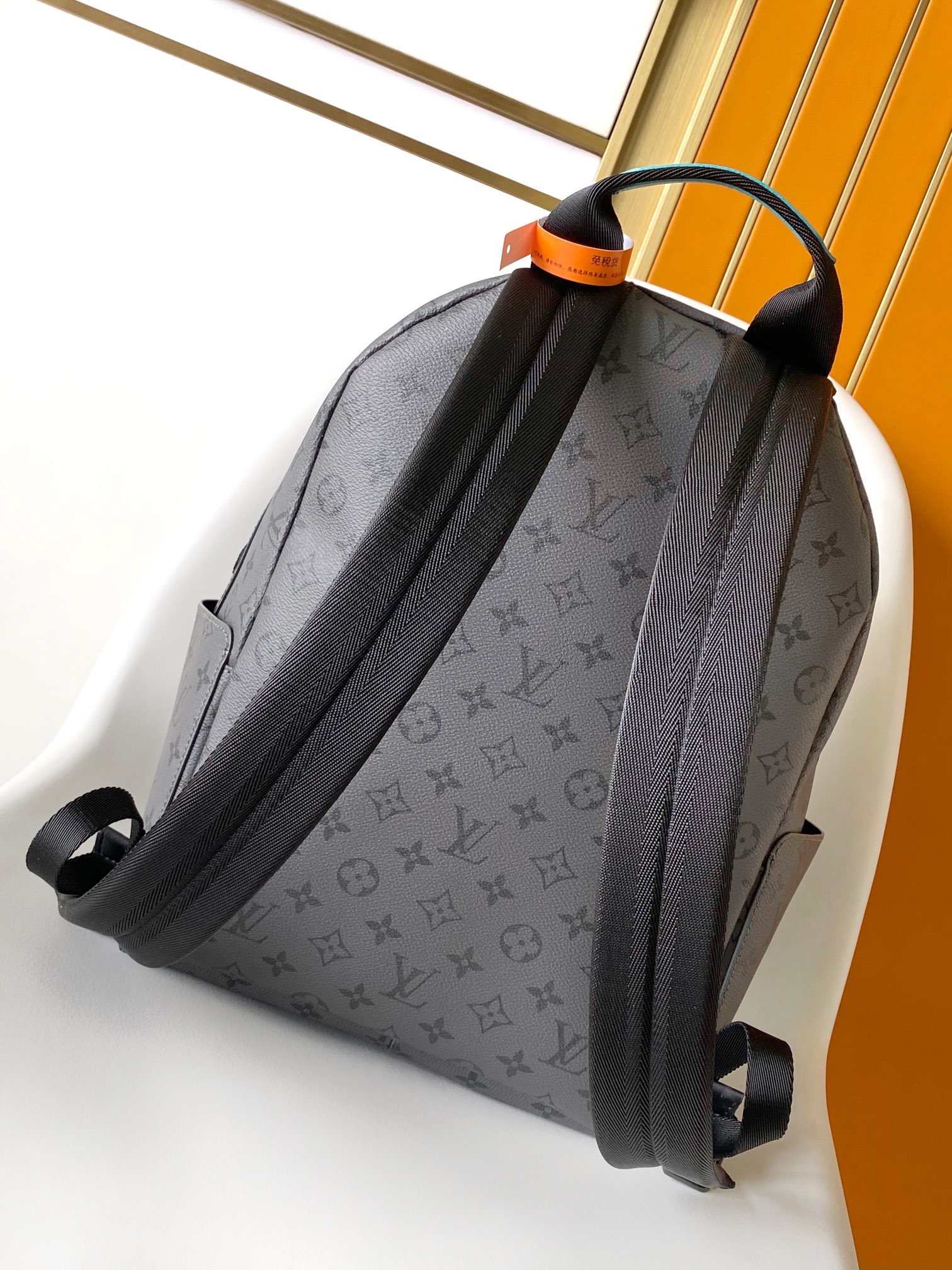 Louis Vuitton LV M11641 Discovery Small Backpack in Monogram Eclipse Reverse