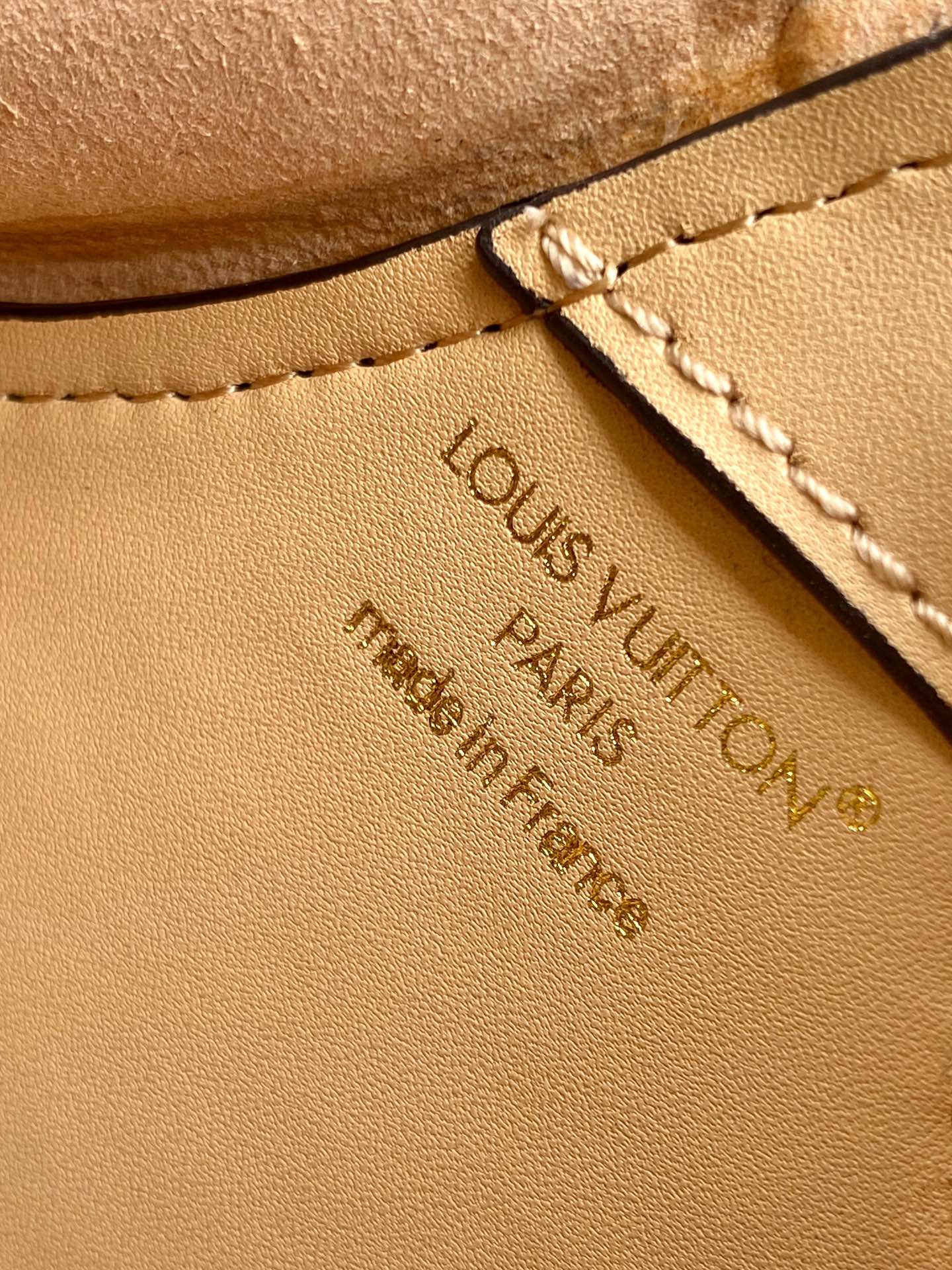 Louis Vuitton LV M11672 Bloom Pouch Handbag in Beige