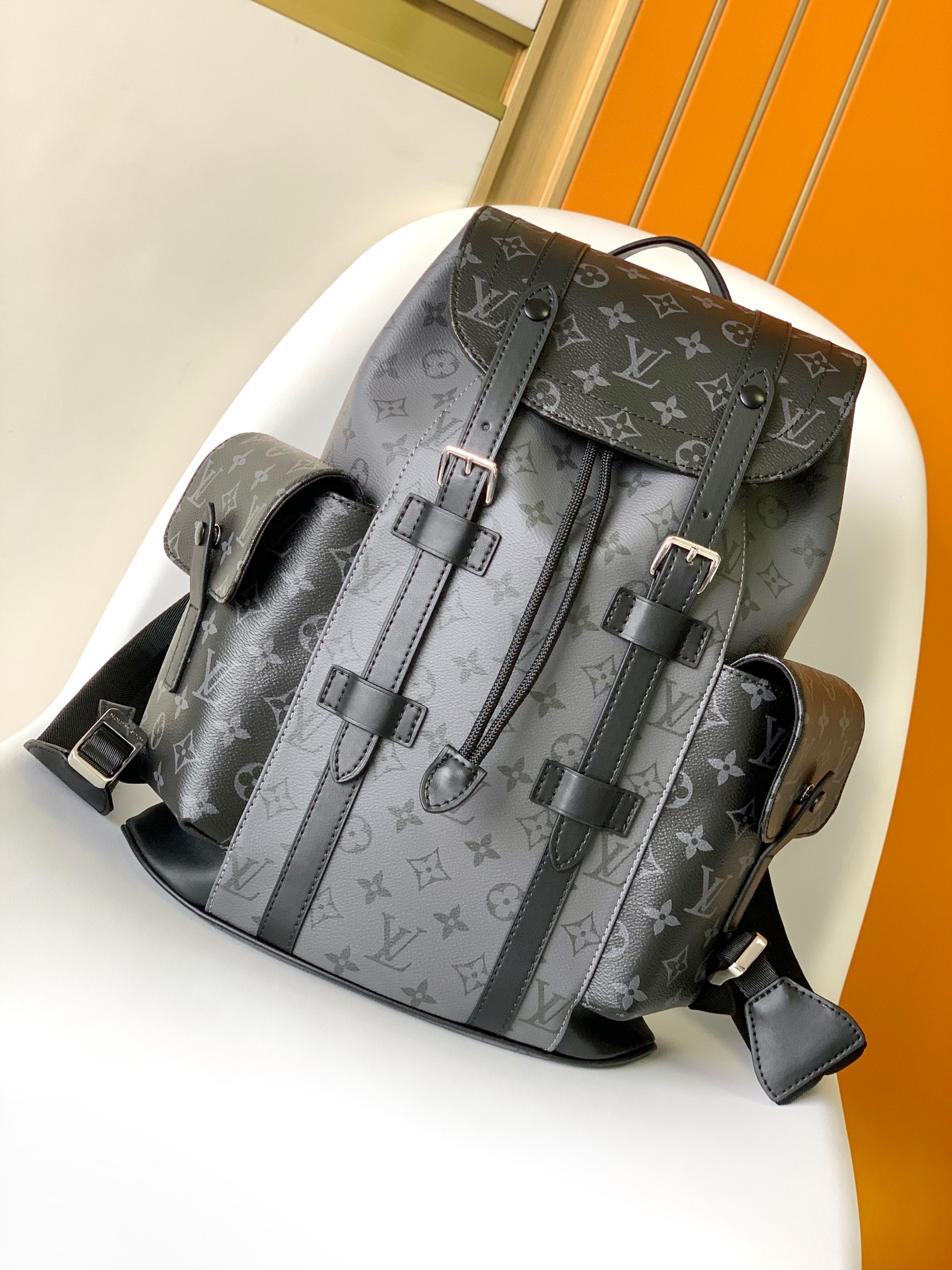 Dynamic Chip Top Original Louis Vuitton LV M46331 Silver Flower Mini Christopher Backpack