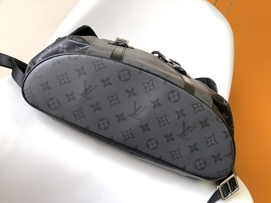 Multi-functional Christopher Mini Backpack Louis Vuitton LV  M45419 - Black and Grey