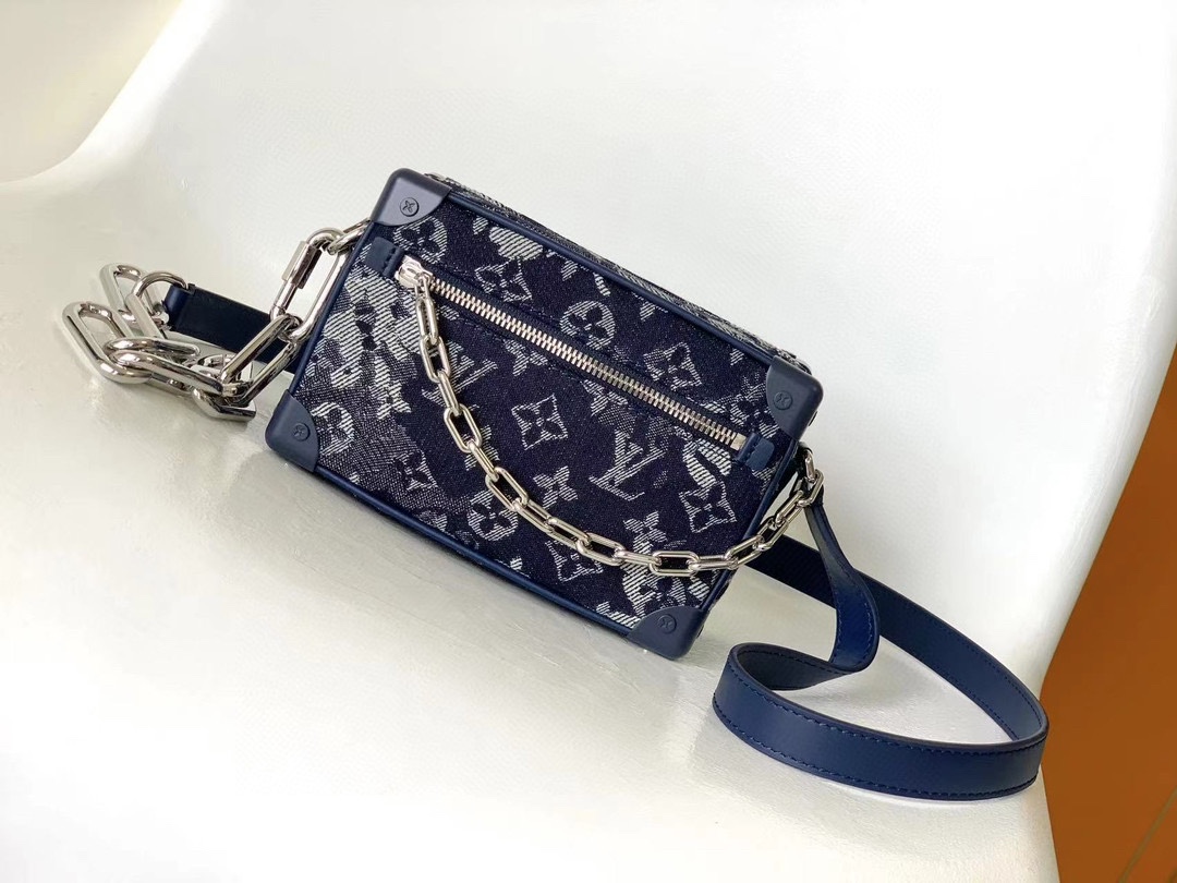 Louis Vuitton LV Mini Soft Trunk Chain Bag M80033 - Monogram Tapestry