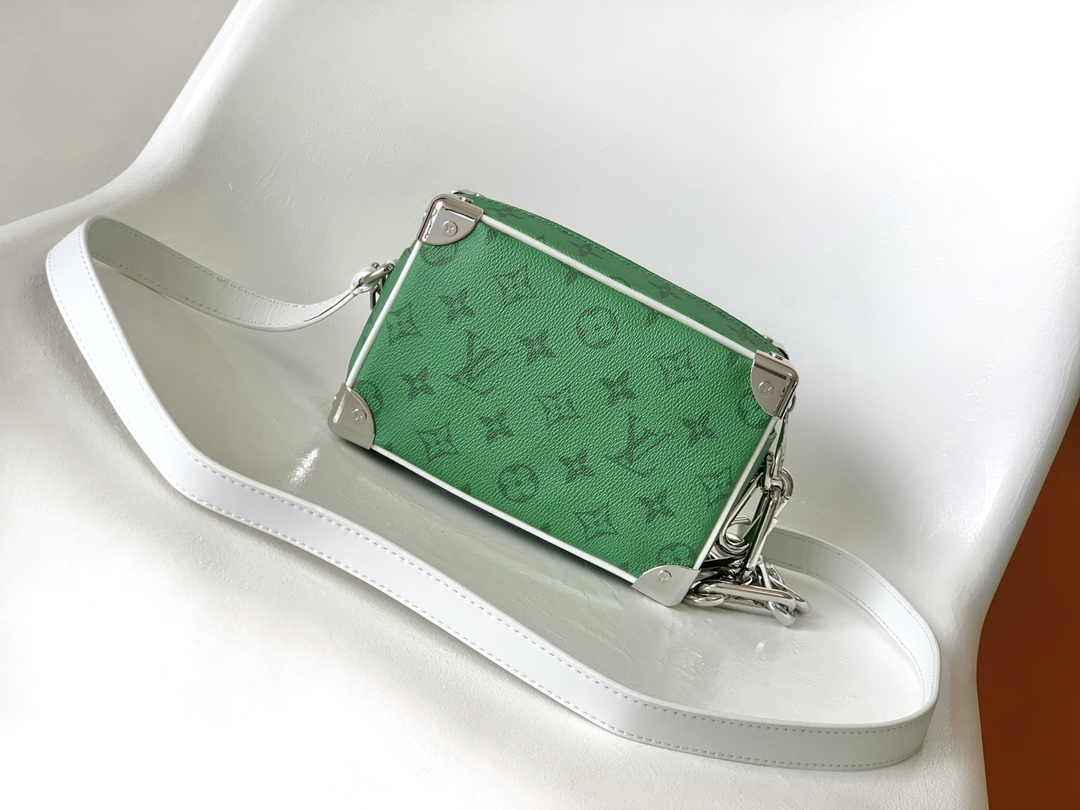 Louis Vuitton LV Mini Soft Trunk Handbag M80816 - Green with 