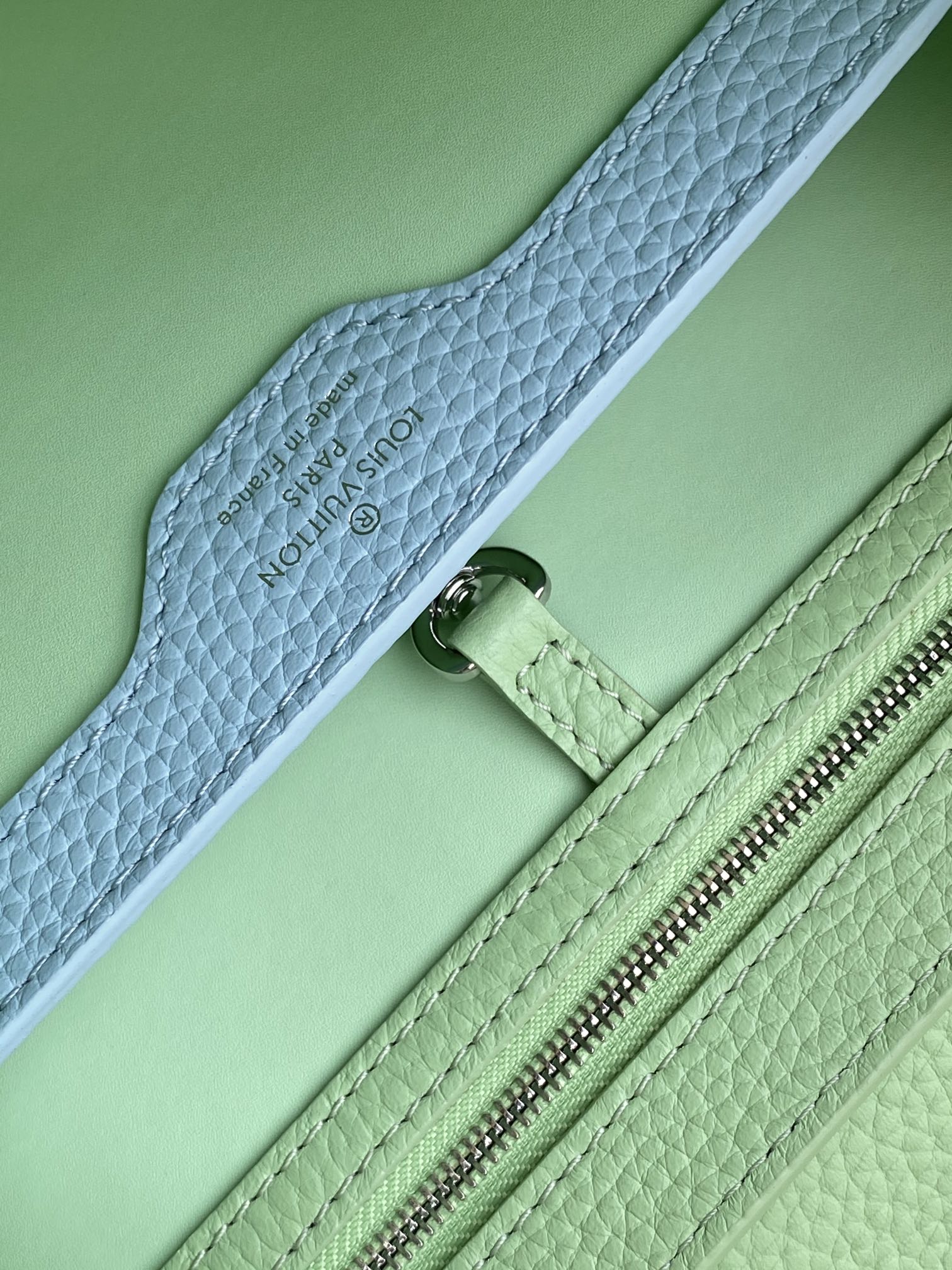 Louis Vuitton LV Capucines BB Handbag M24683 - Green Taurillon Leather