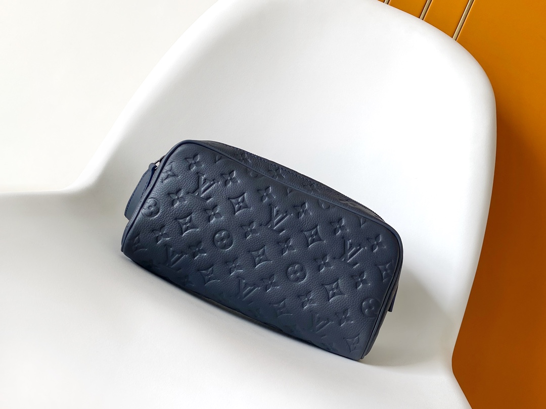 Louis Vuitton LV Dopp Kit M11497 - Blue Taurillon Monogram