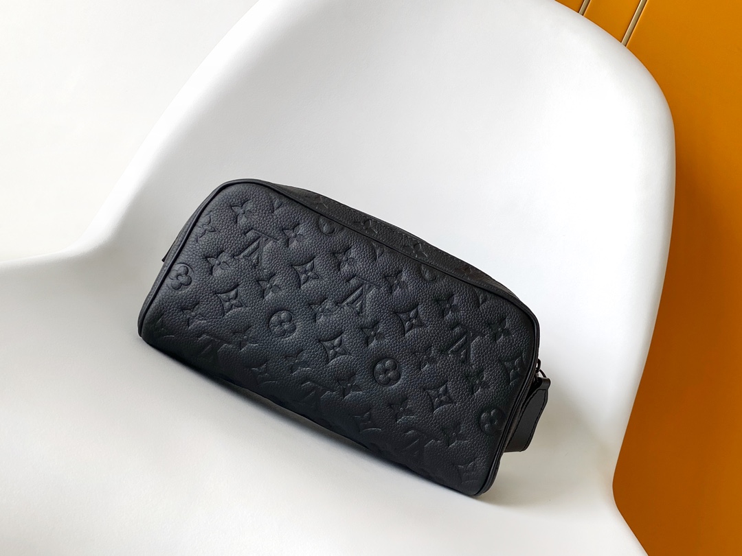 Louis Vuitton LV Dopp Kit M59478 - Black Taurillon Monogram