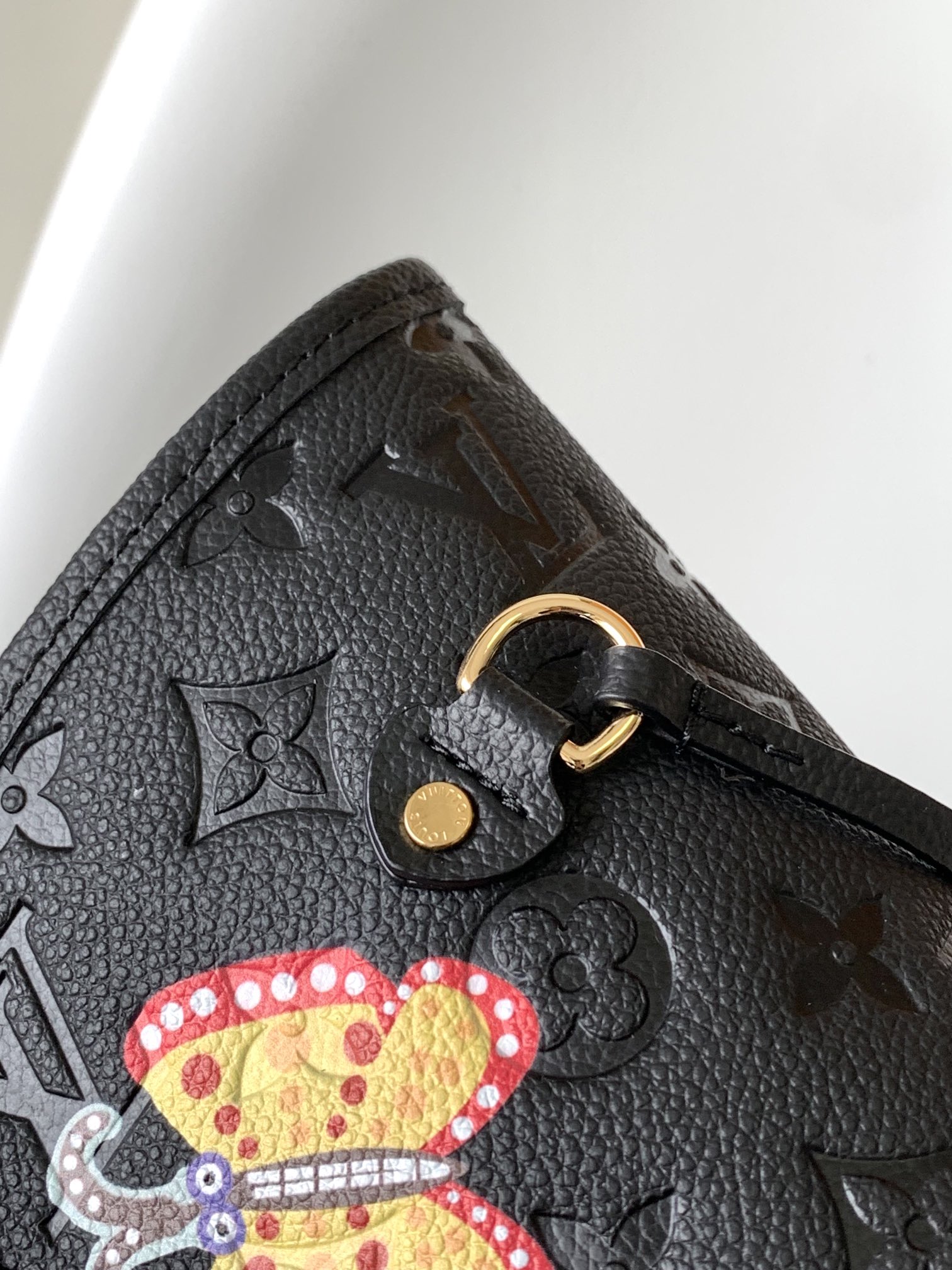 Louis Vuitton LV Neverfull MM M21733 Black Flower