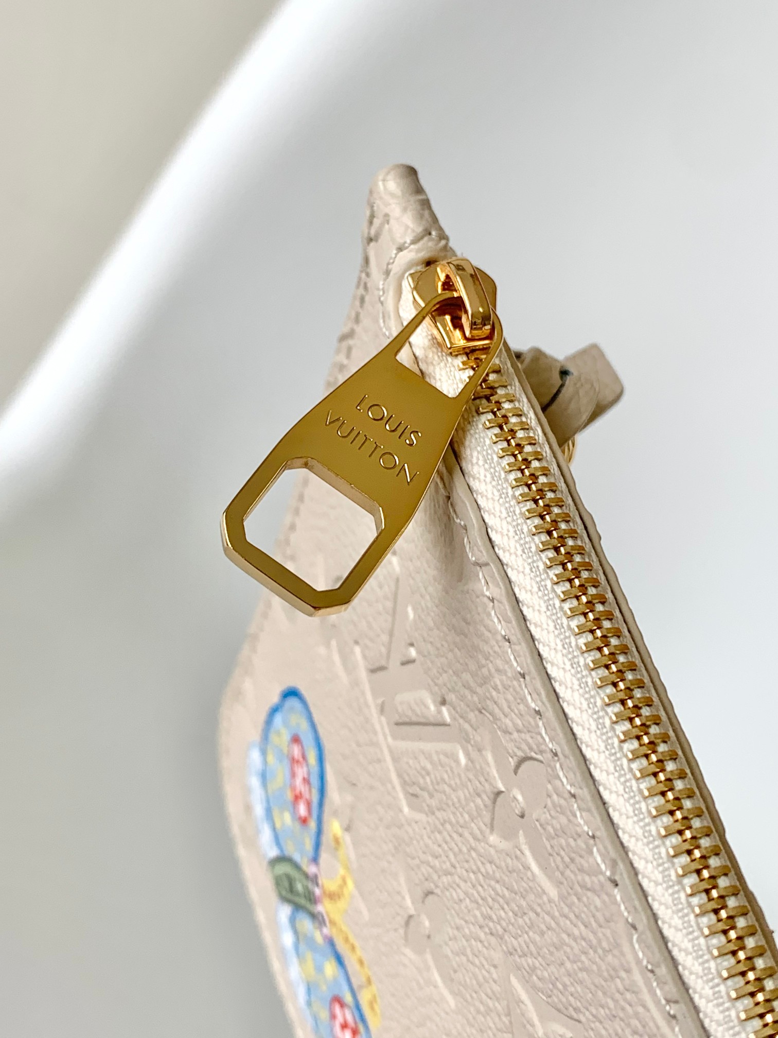  Louis Vuitton LV Neverfull MM M21733 White Flower