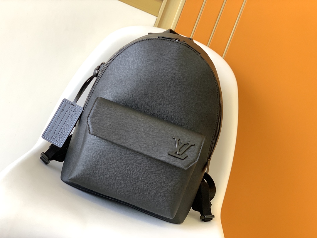 Louis Vuitton LV Aerogram Backpack M57079 Black