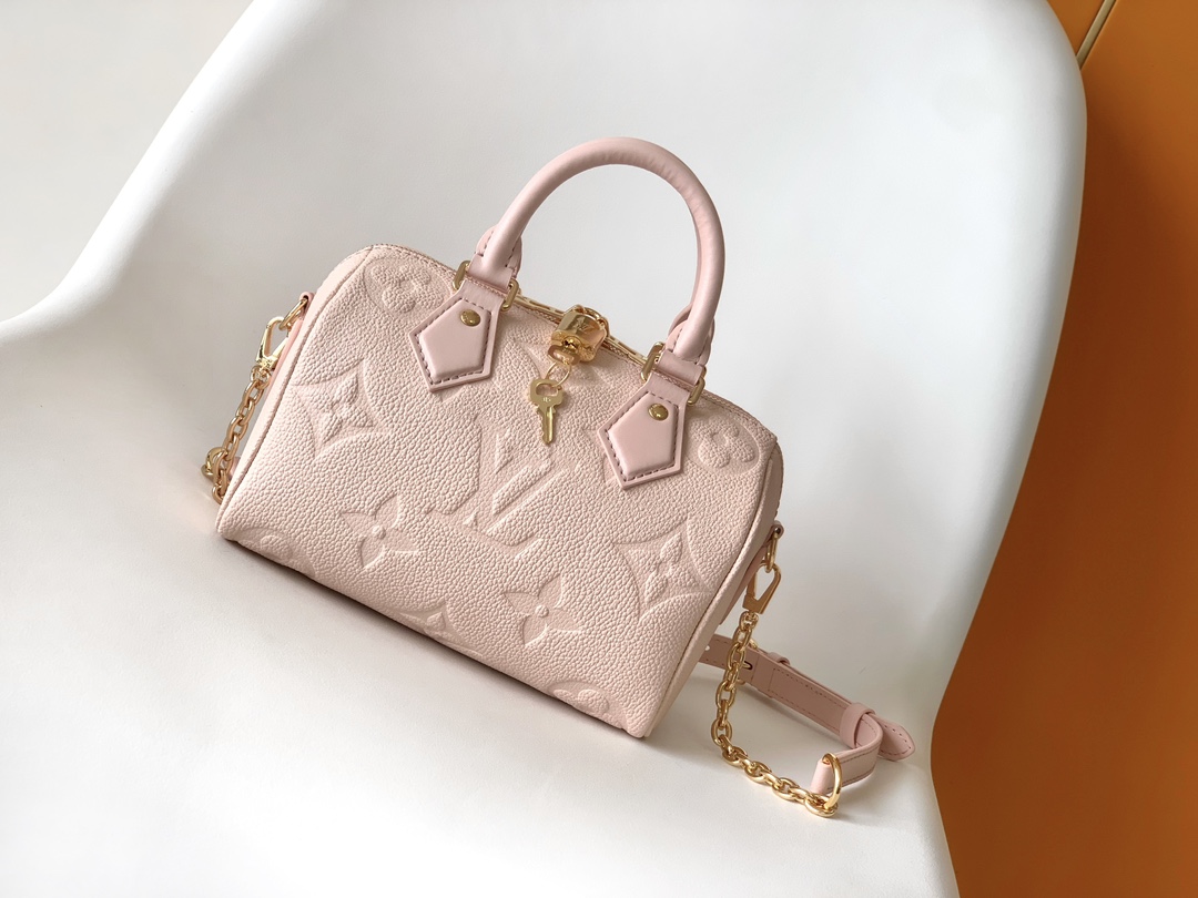 Louis Vuitton LV Speedy Bandouli??re 20 Bag M47136 Pink