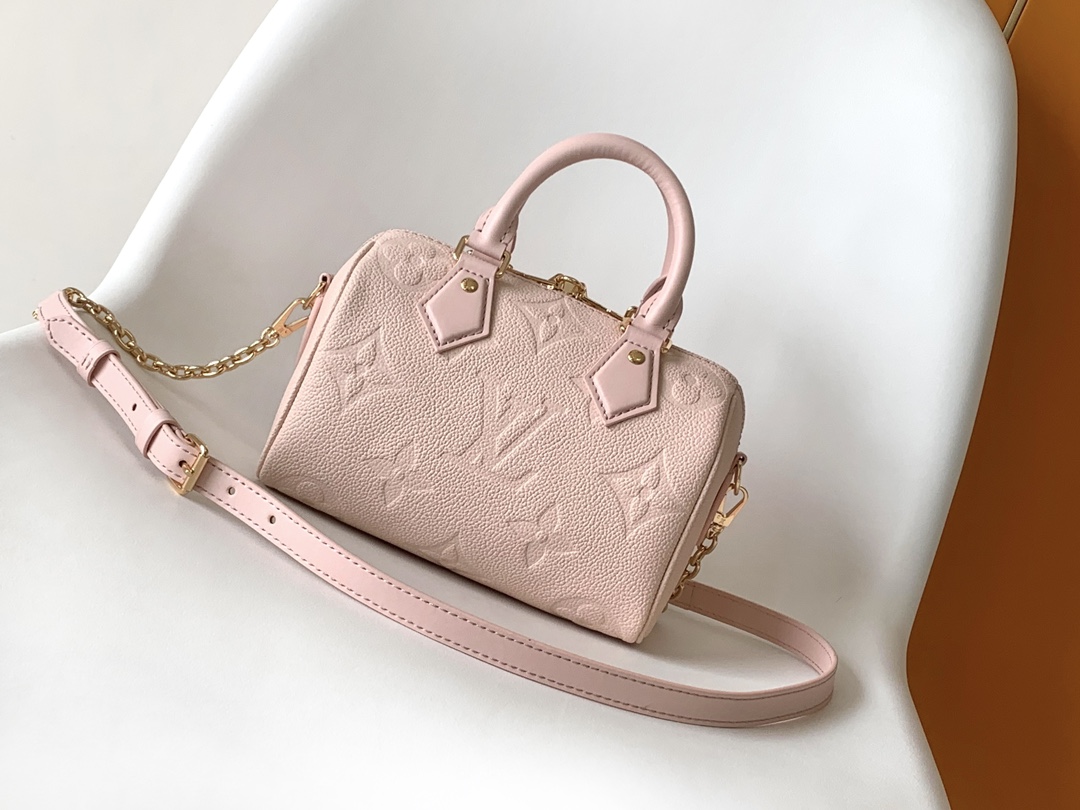  Louis Vuitton LV Speedy Bandouli??re 20 Bag M47136 Pink