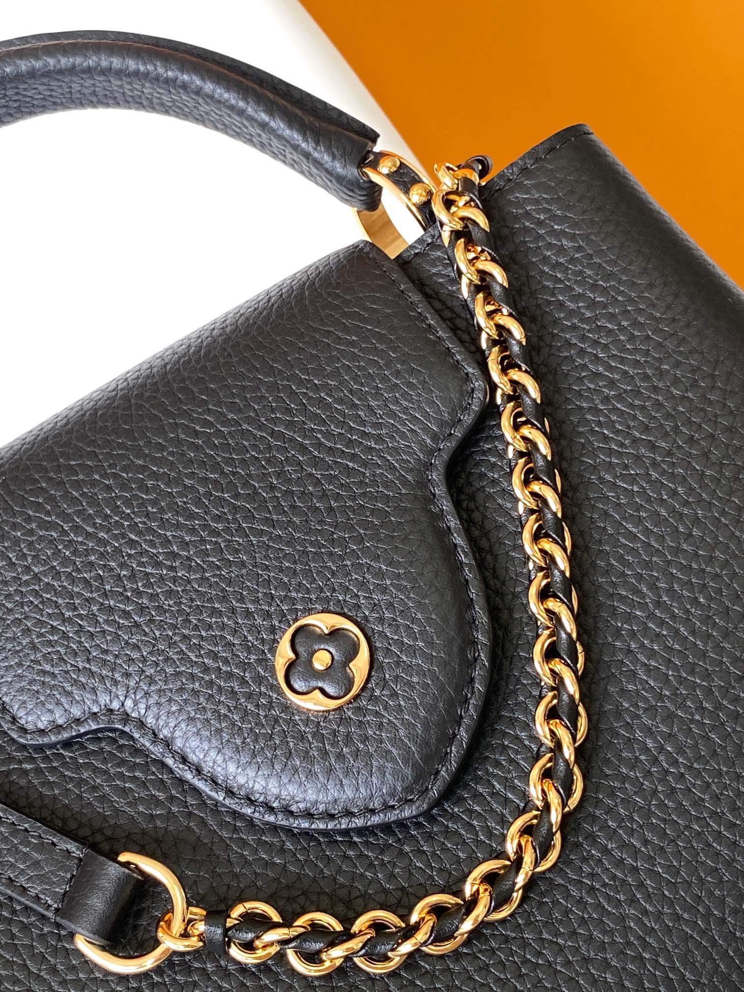 Louis Vuitton LV Capucines BB Bag M59709 Large Black