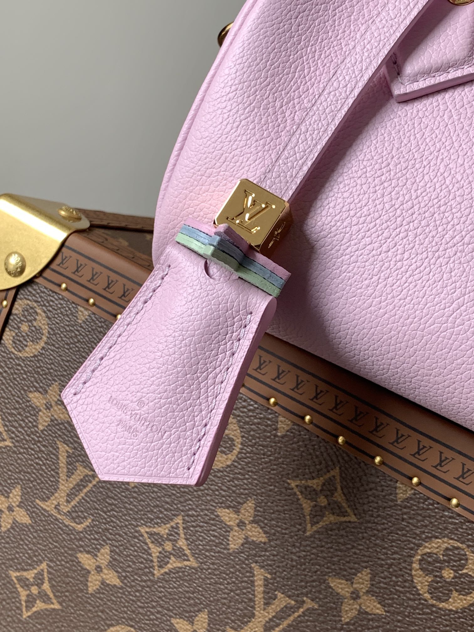 Louis Vuitton LV Speedy 18 Bag M24598 Limited Edition Purple