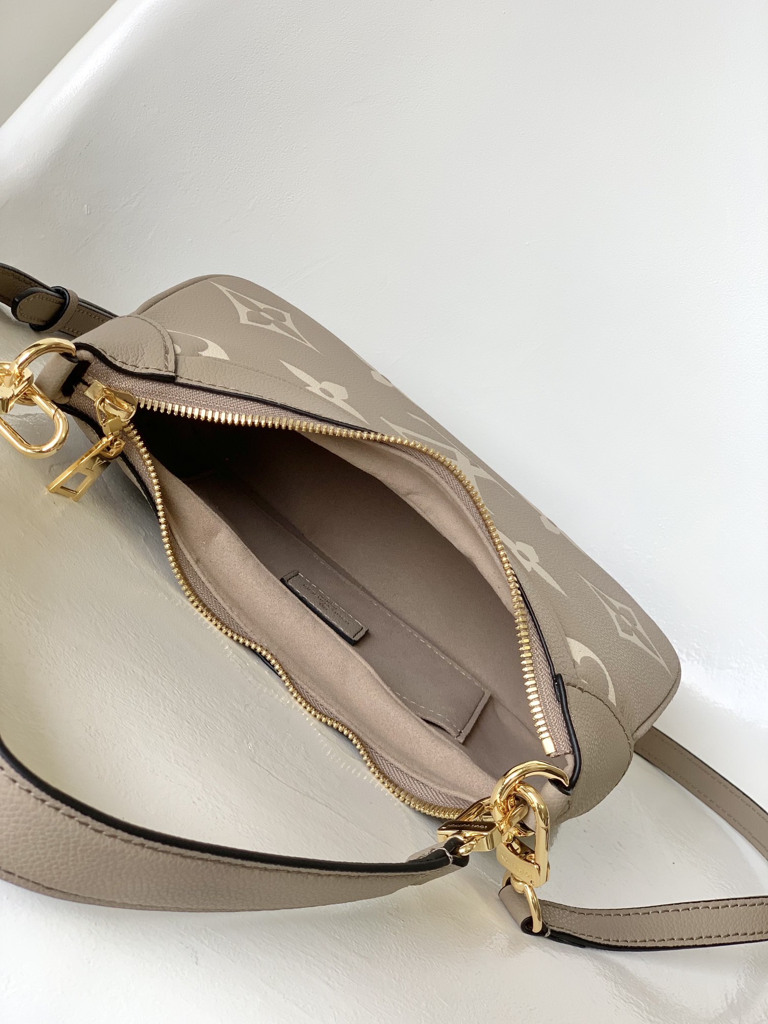 Louis Vuitton LV Bagatelle Bag M46112 in Almond