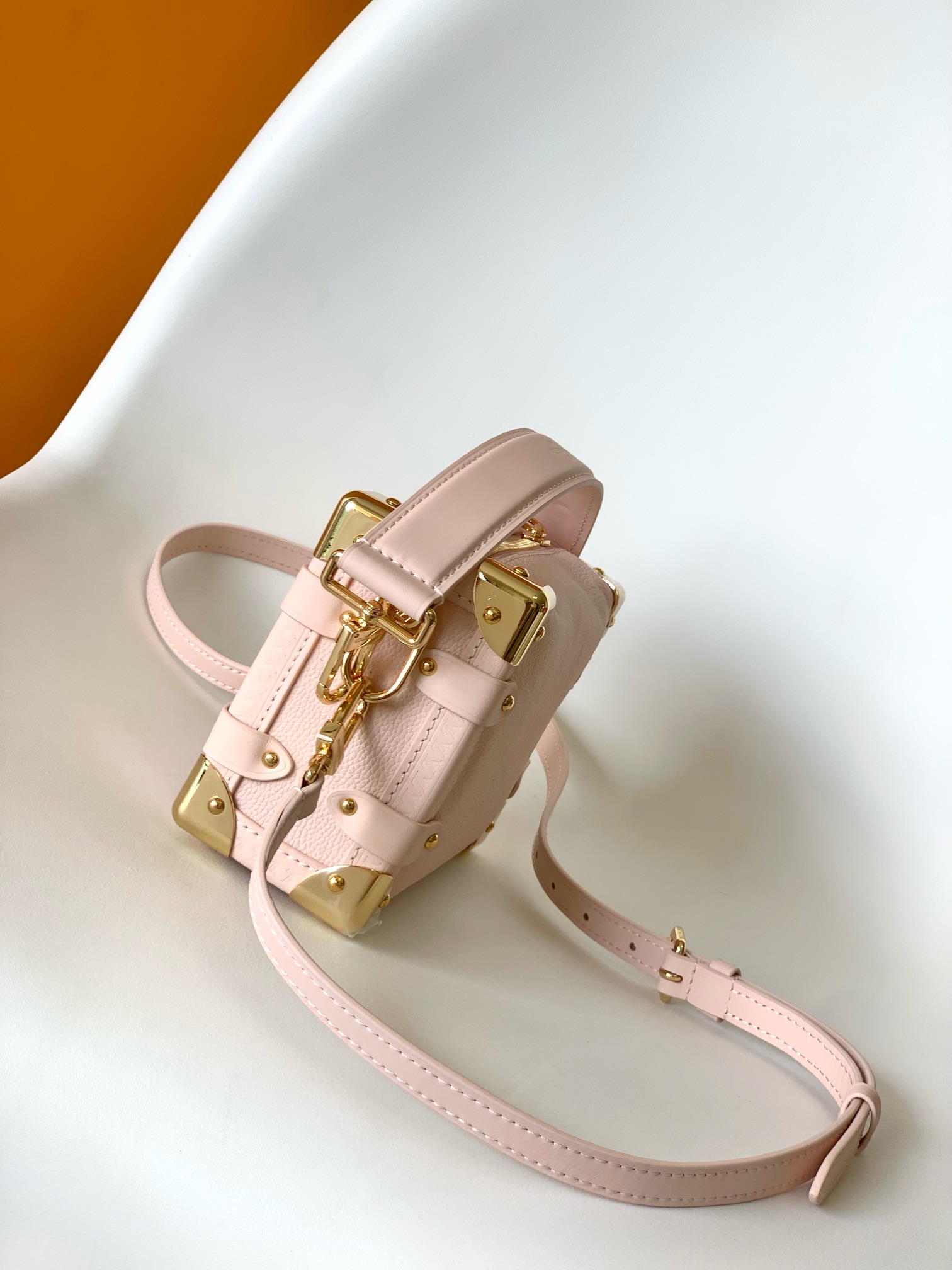 Louis Vuitton LV Side Trunk Bag M25071 in Pink