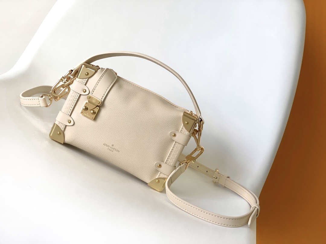 Louis Vuitton LV Side Trunk Bag M23915 in Cream