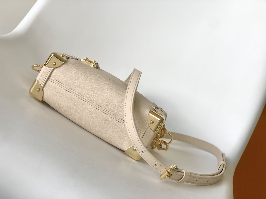 Louis Vuitton LV Side Trunk Bag M23915 in Cream