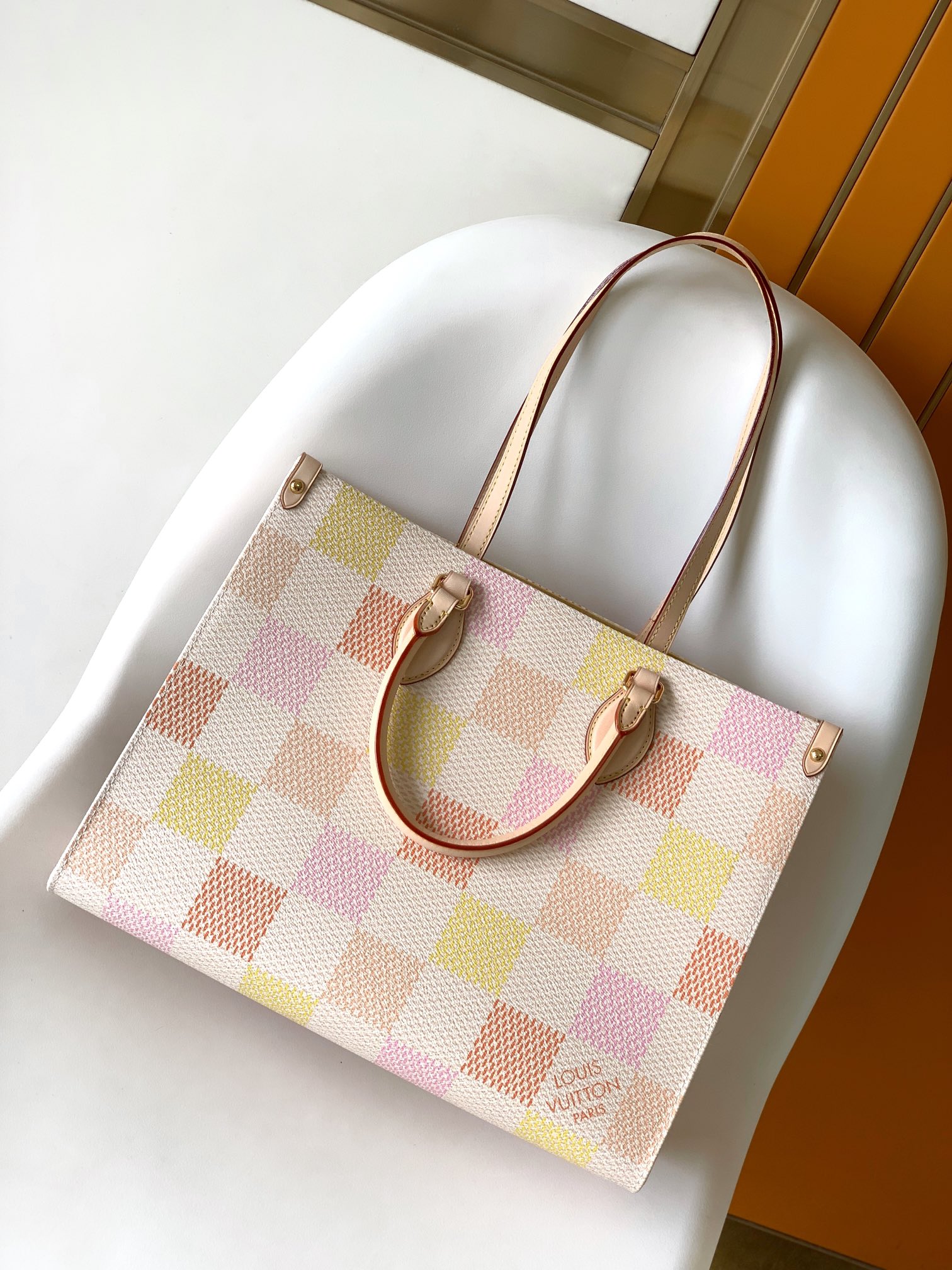 Louis Vuitton LV OnTheGo Medium Tote Bag - Checkerboard Collection